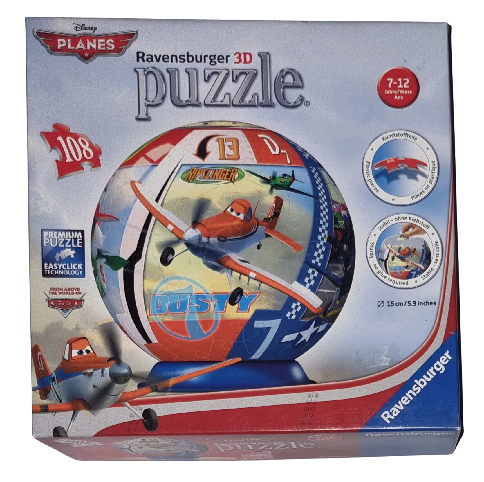 Ravensburger No 122462 Puzzleball 14cm Planes 108 Teile