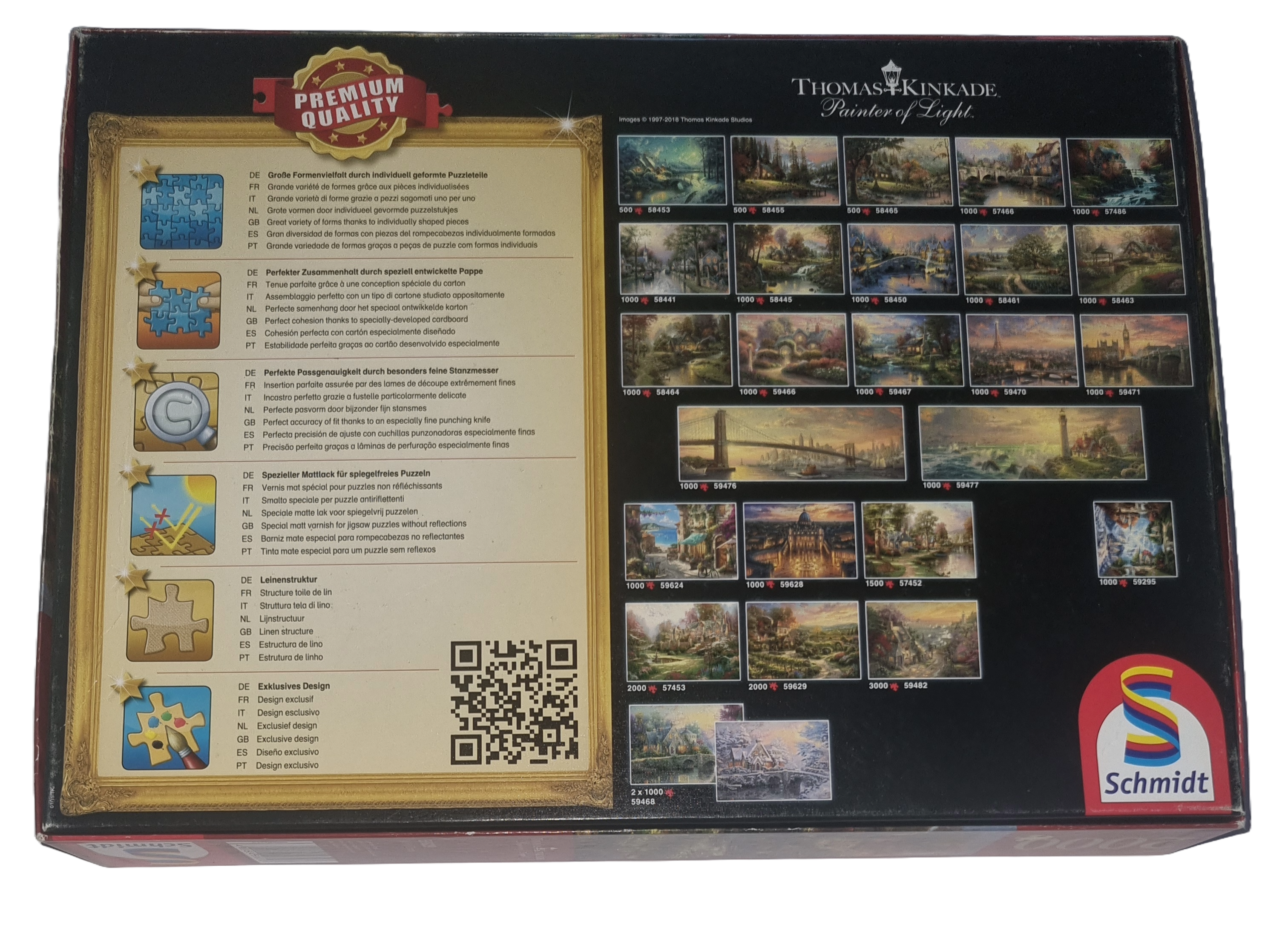 Schmidt Thomas Kinkade Painter of Light Premium Puzzle 2000 Teile 59629 In den Weinbergen