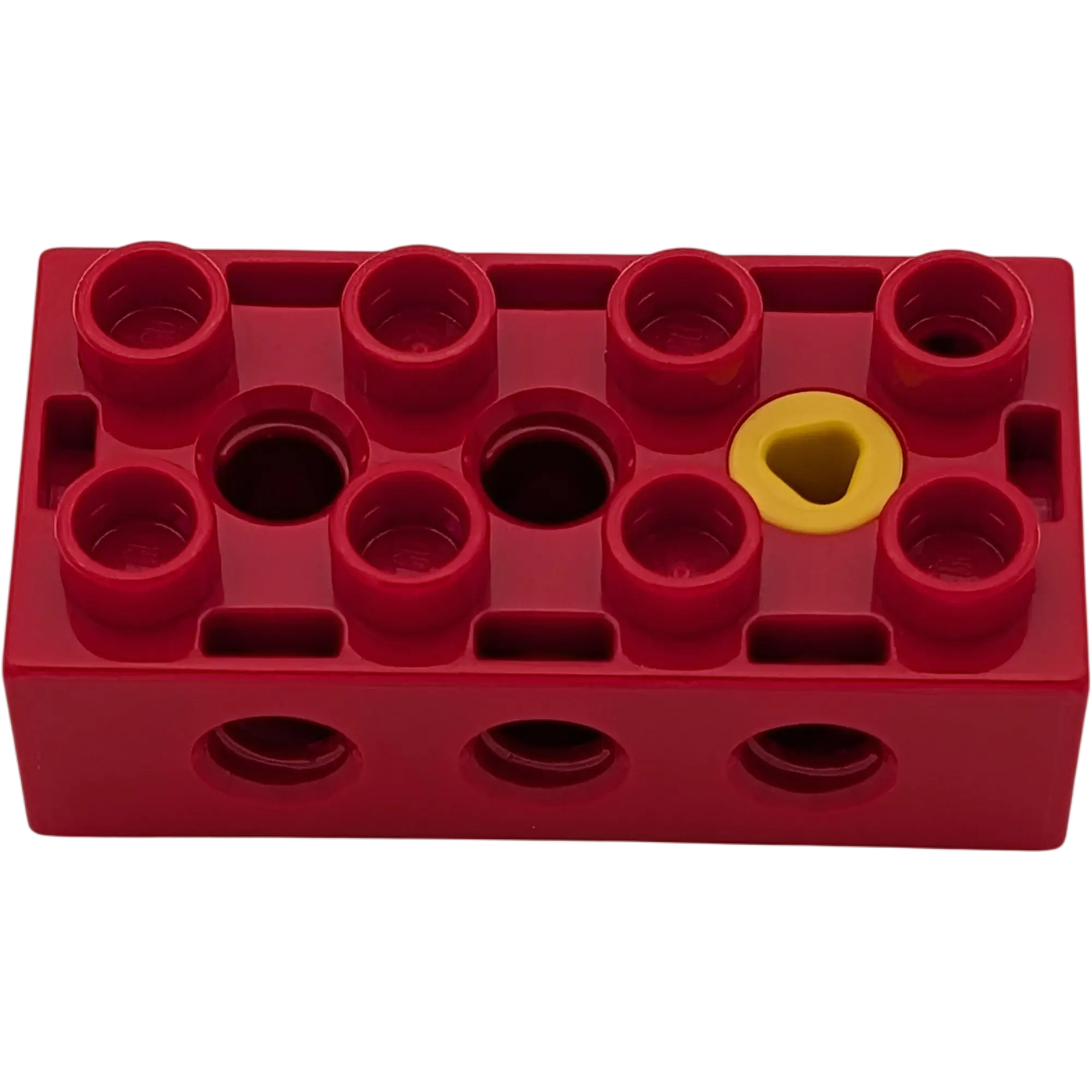 Lego Duplo 31184 Baustein Rot 2x4 mit Schraube Gelb