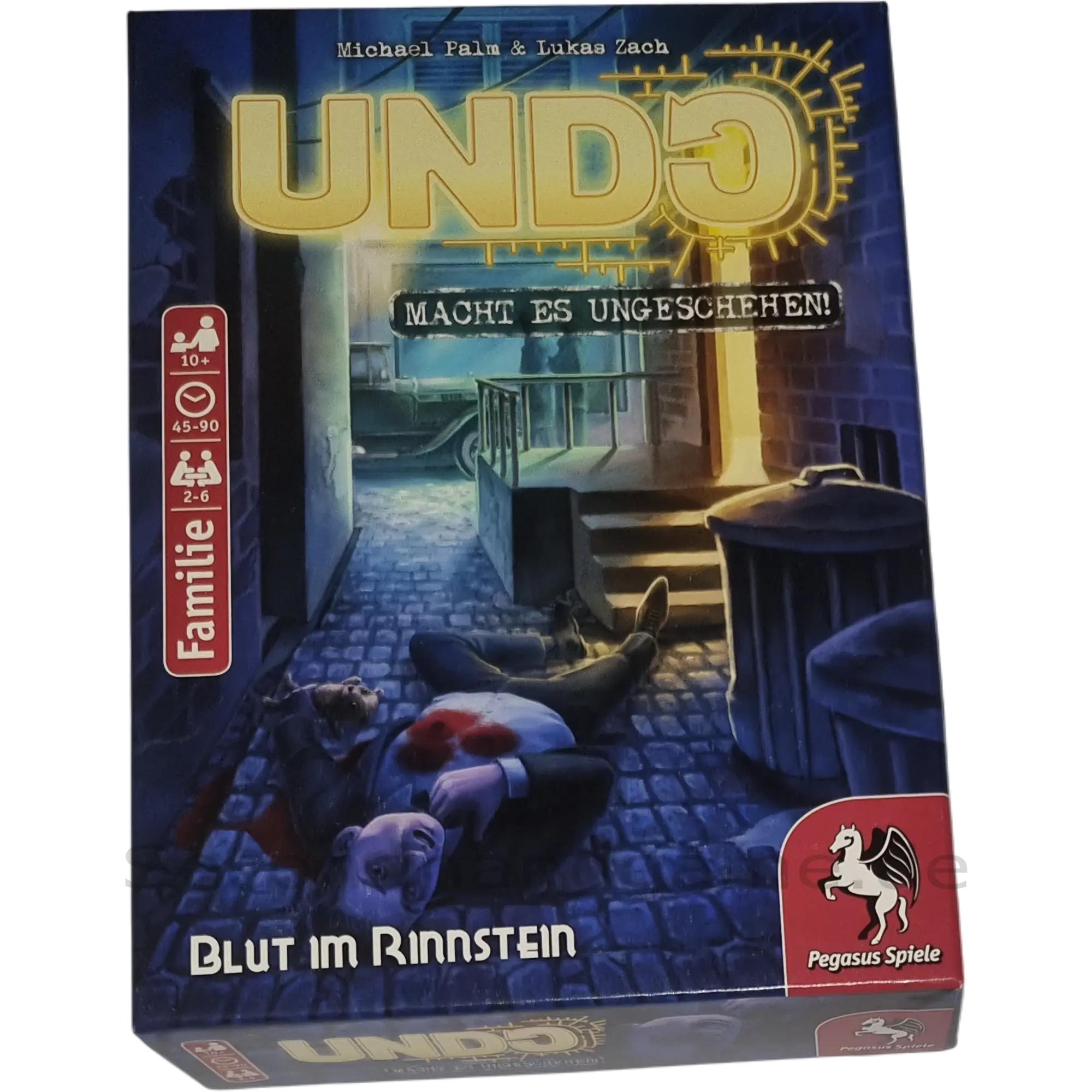 Pegasus Spiele UNDO macht es ungeschehen! Blut im Rinnstein ab 10 Jahren