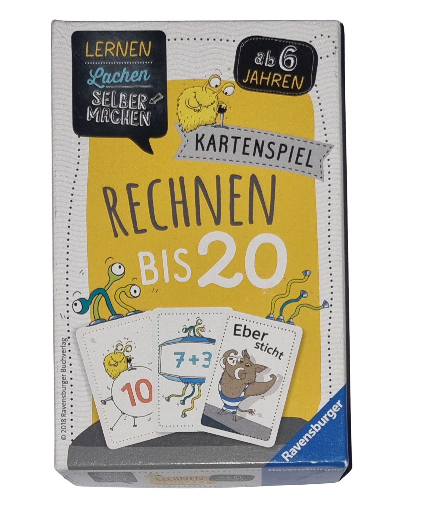 Ravensburger Lernen Lachen selber machen Kartenspiel Rechnen bis 20