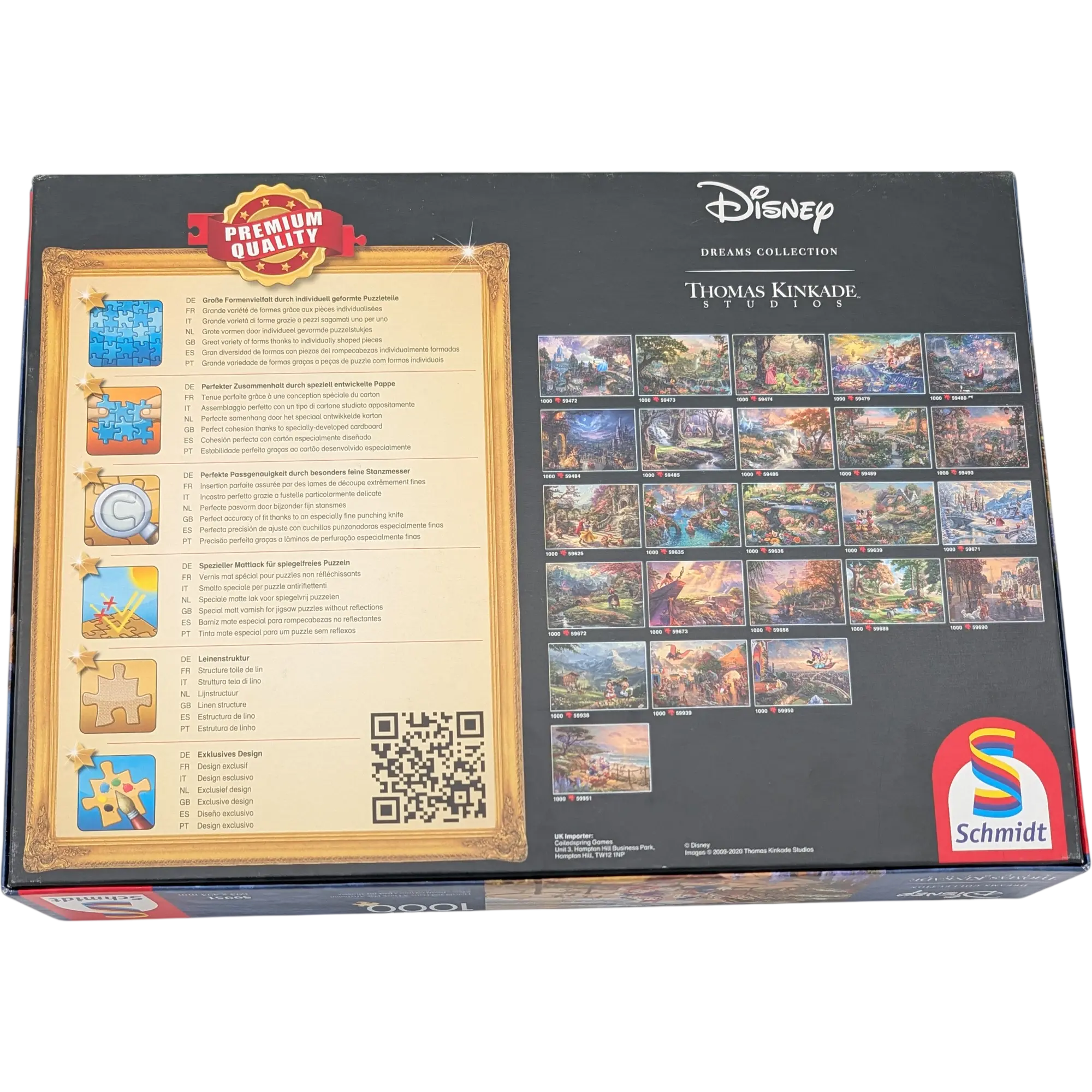 Schmidt Disney Thomas Kinkade Studios Puzzle 1000 Teile 59951 Donald and Daisy a duck day afternoon, Ansicht 2