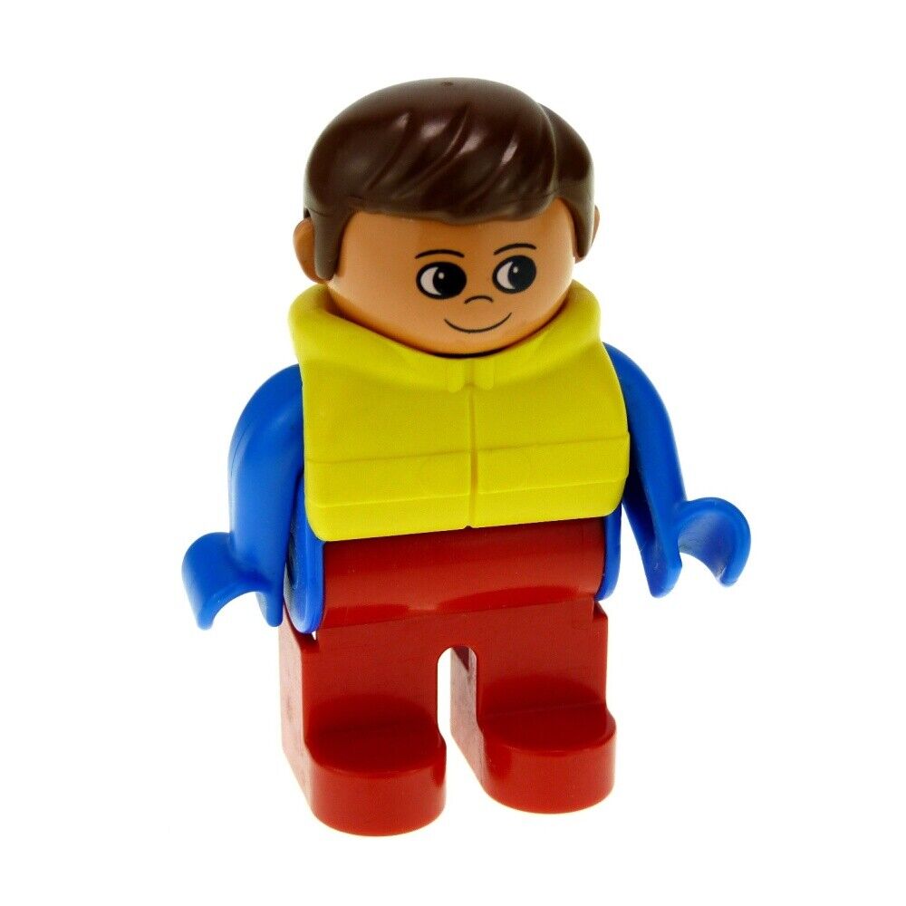 Lego Duplo Figur Mann 4555 Mann Taucher Schwimmweste