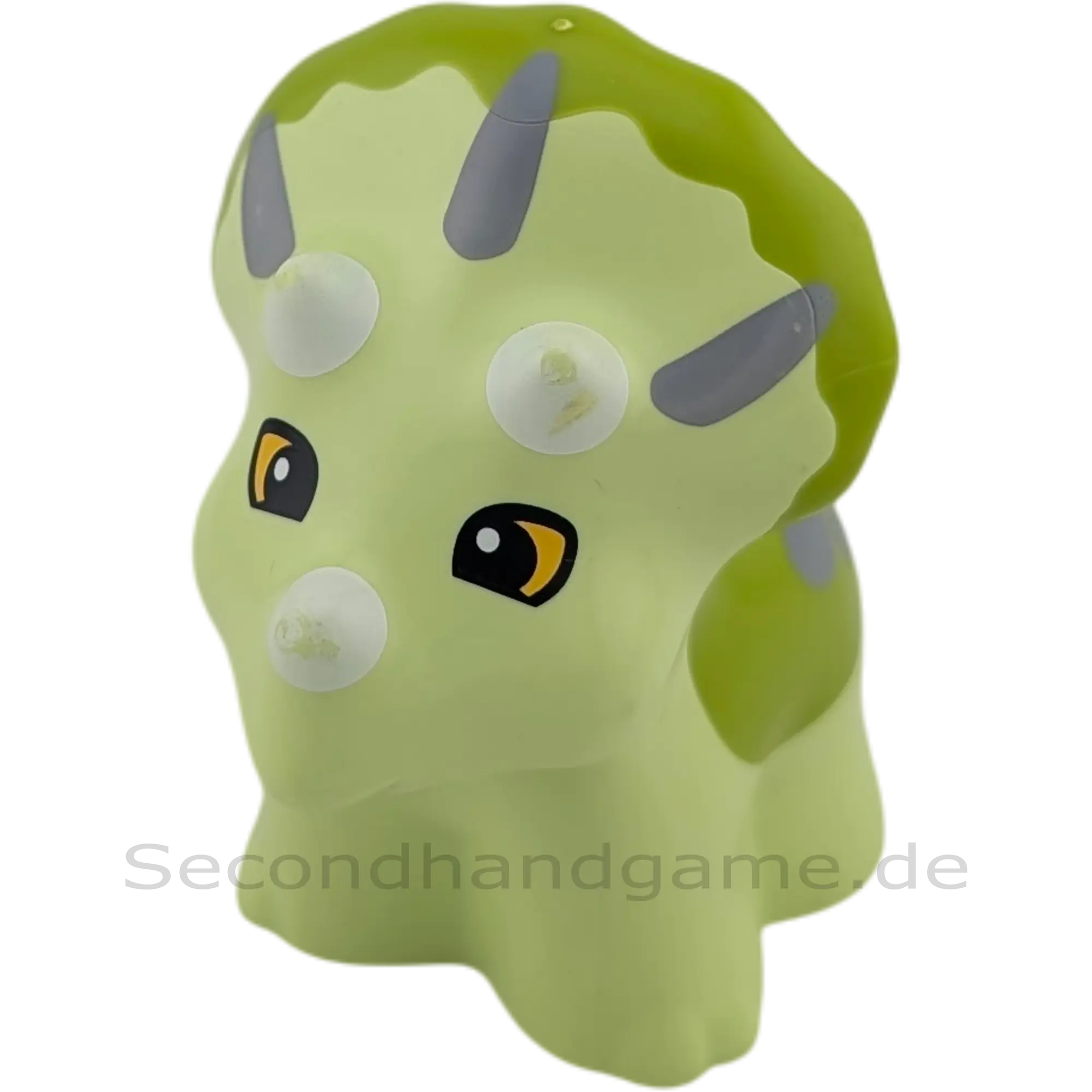 Lego Duplo Dinosaurier Hellgrün mit grauen Punkten