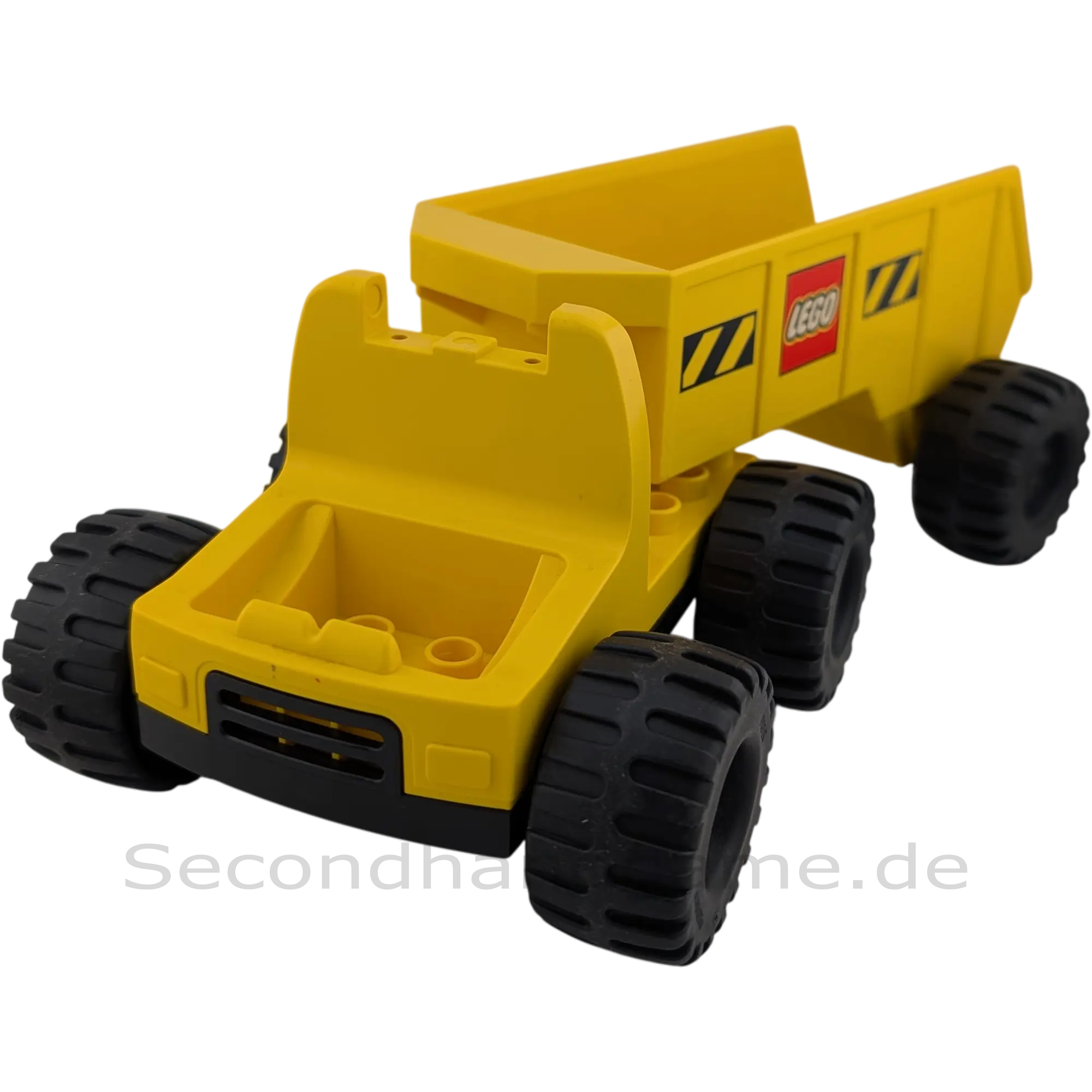 Lego Duplo LKW Lastwagen Gelb mit gelbem großen Anhänger