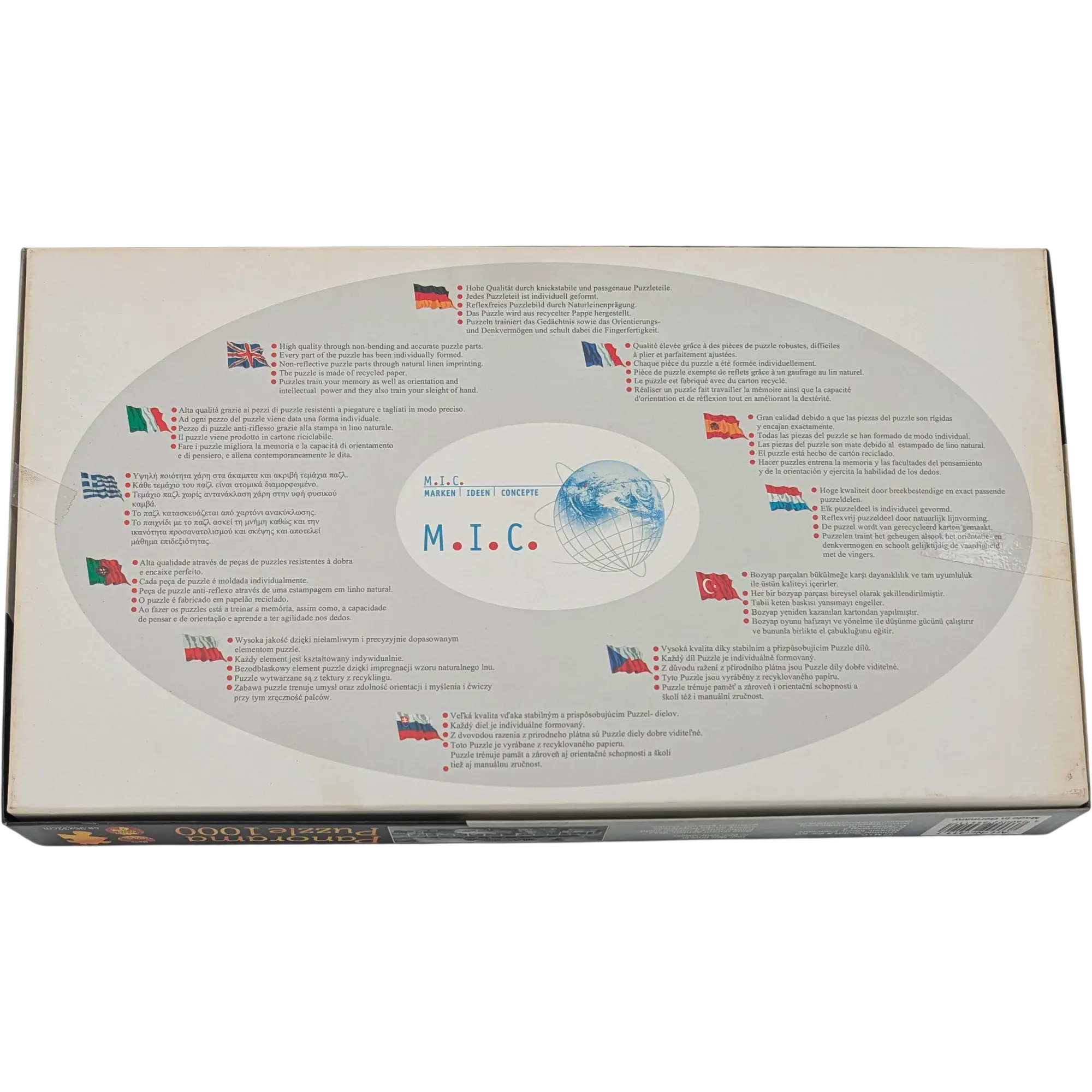 M.I.C. Puzzle Panorama Puzzle 1000 Teile Black & White 411.7 Mels drive-in, Ansicht 2
