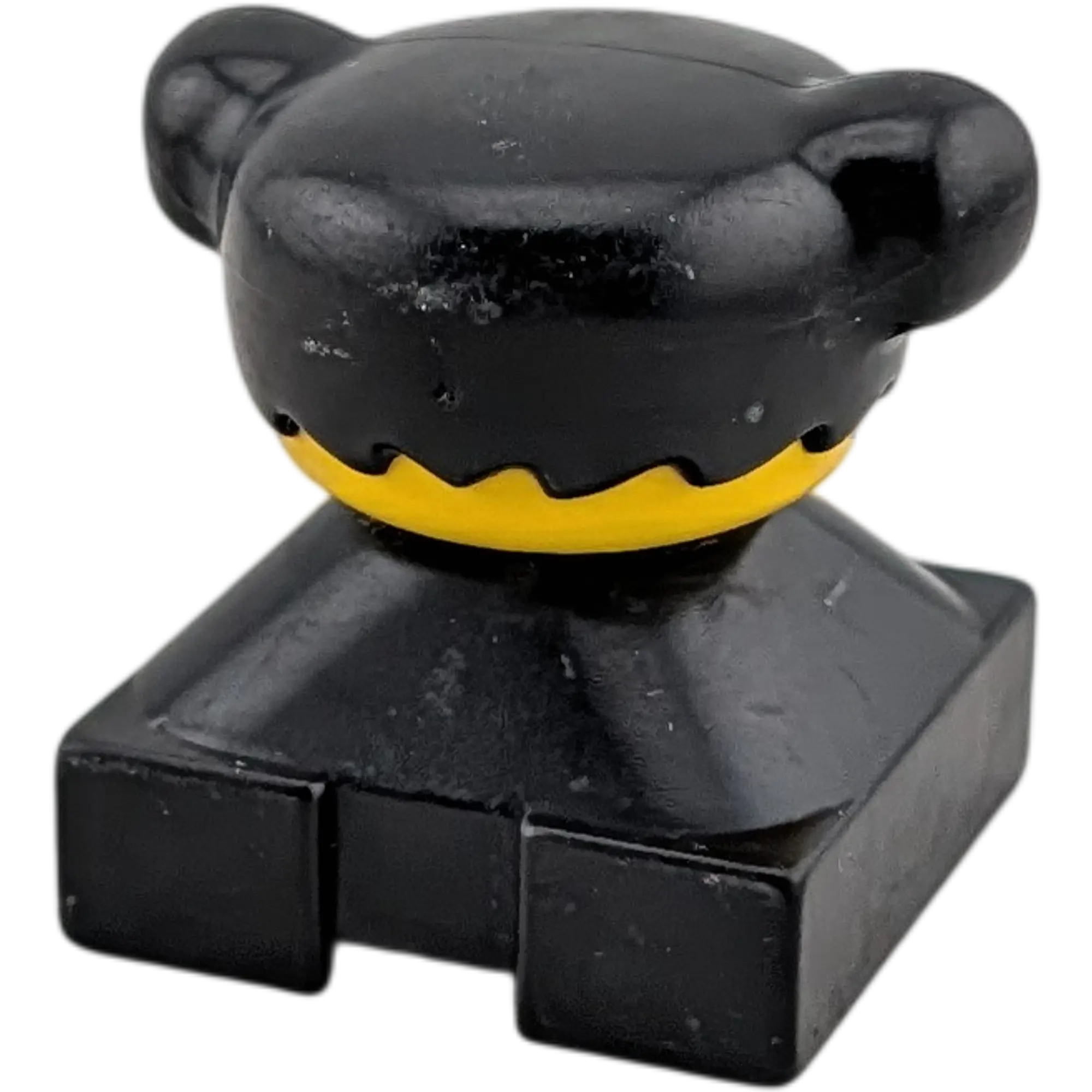 Lego Duplo 2327 ältere Figur Hund Schwarz mit Halsband und Hundemarke