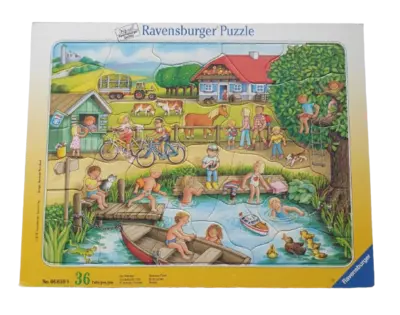 Ravensburger Rahmenpuzzle Im Sommer 36 Teile 066599