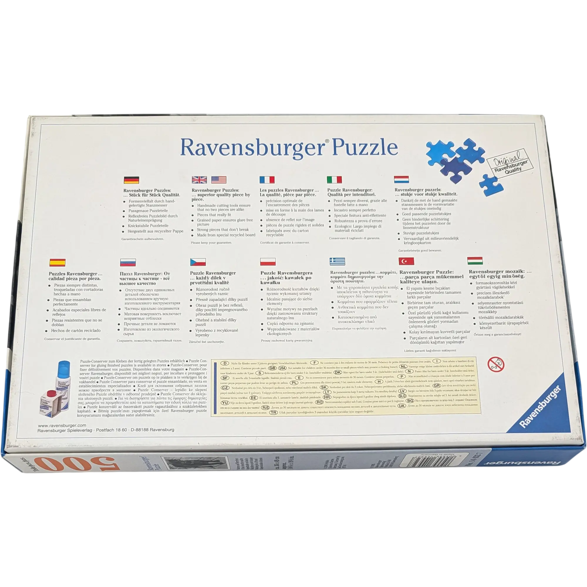 Ravensburger Puzzle 500 Teile 144327 Warten auf Herrchen Hundepuzzle
