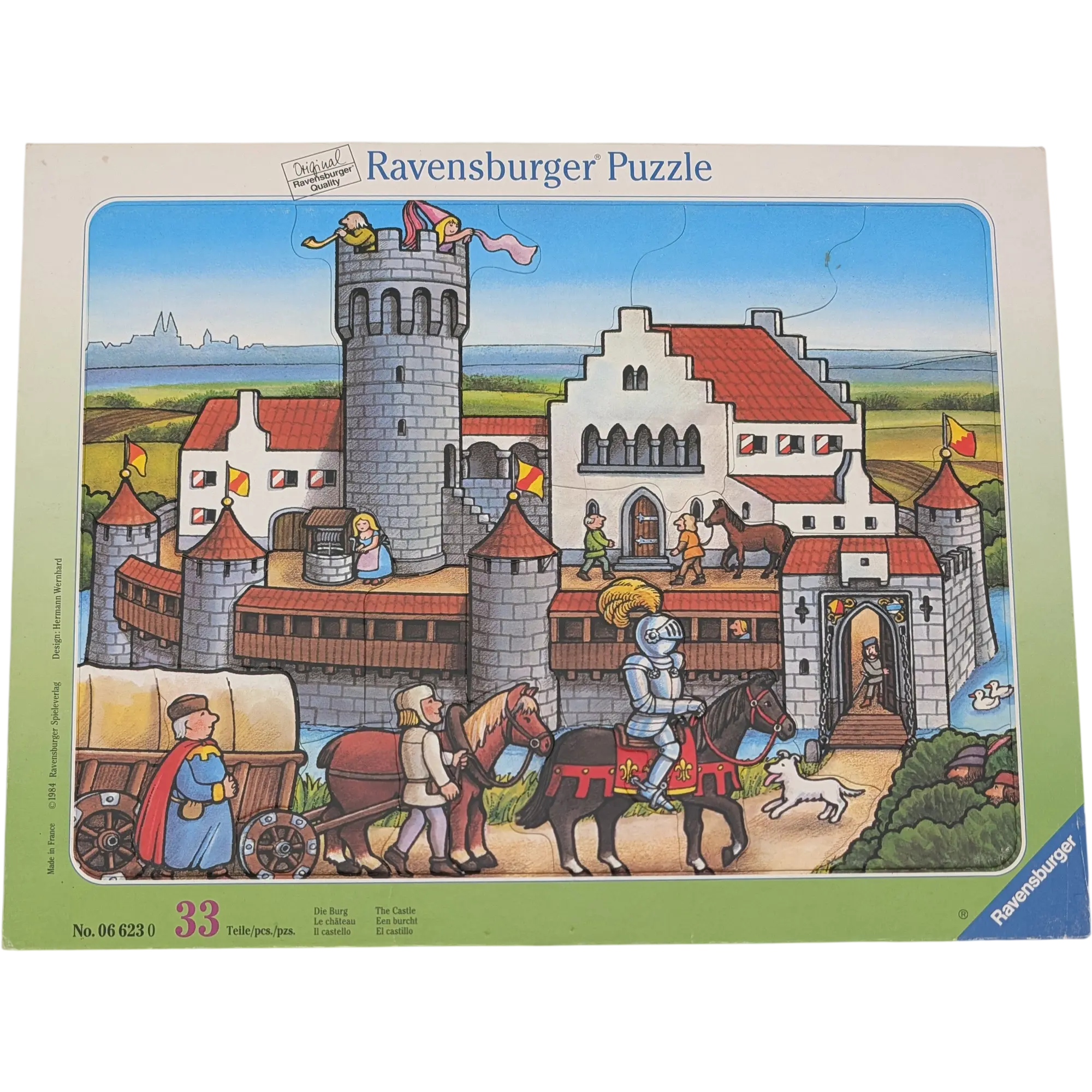 Ravensburger Rahmenpuzzle Die Burg 33 Teile 066230