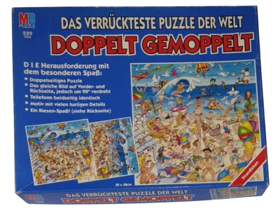 MB Das verrückteste Puzzle der Welt 529 Teile doppelt gemoppelt Strandleben