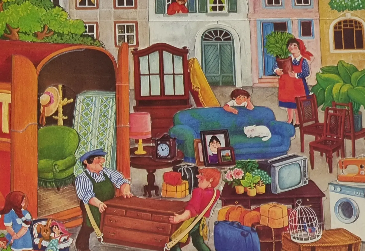 Ravensburger Rahmenpuzzle Didacta Wir ziehen um 44 Teile 62354715