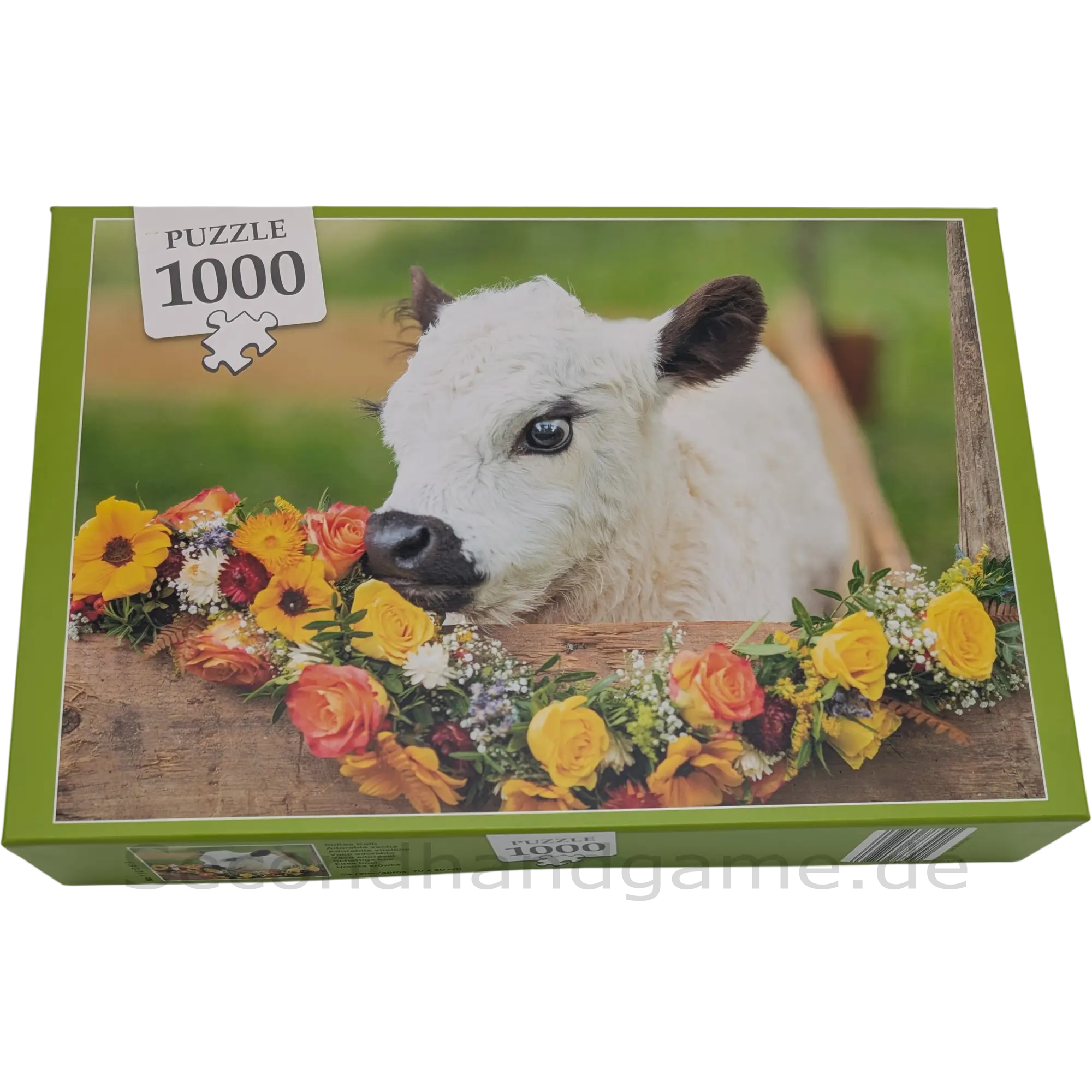 Innovakids Puzzle 1000 Teile Süßes Kalb mit Blumen