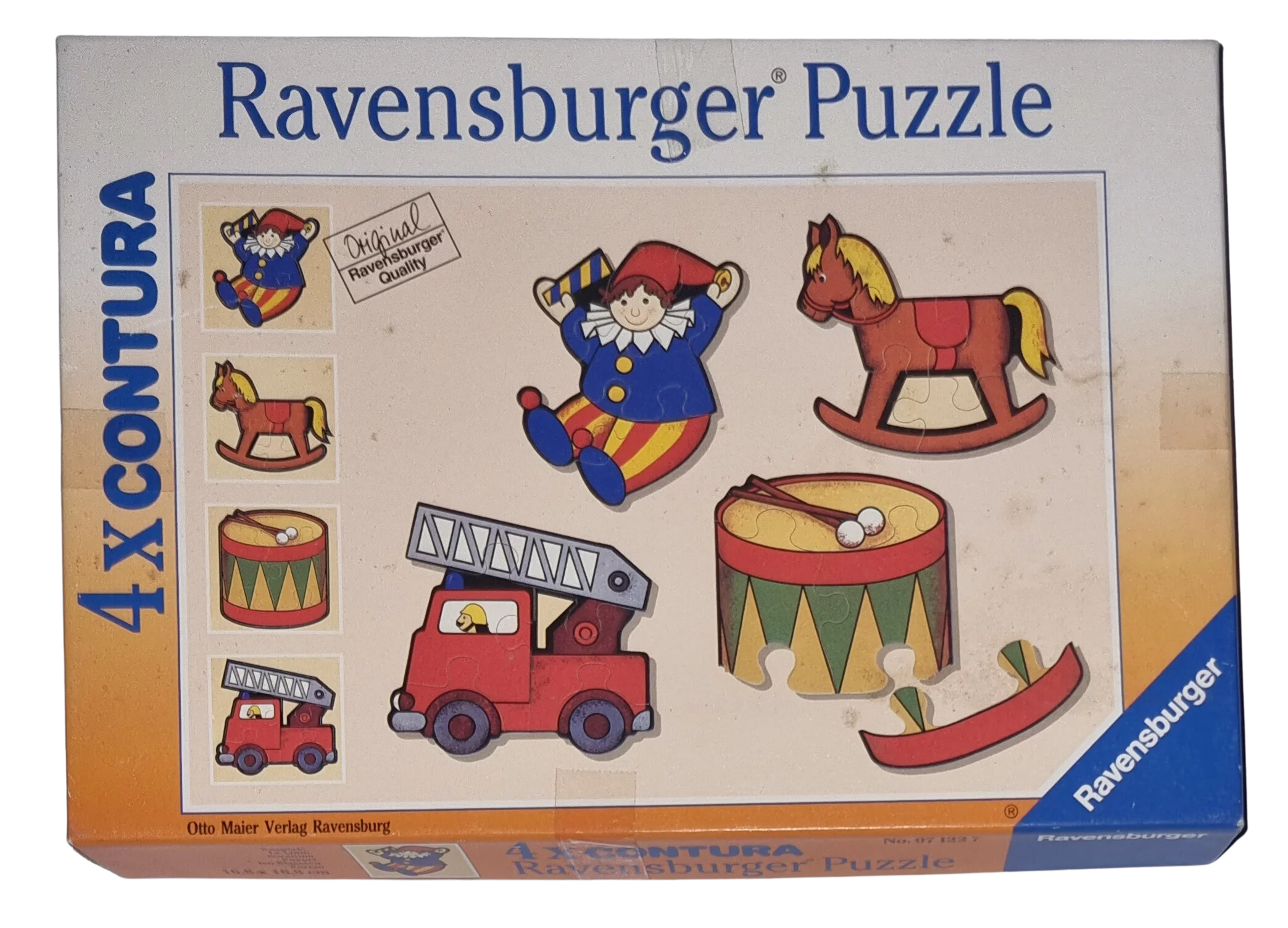Ravensburger Puzzle 4x Contura 4-6 Teile 071227 Kasperle