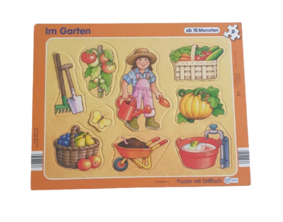 Innovakids Rahmenpuzzle 9 Teile Im Garten ab 18 Monate