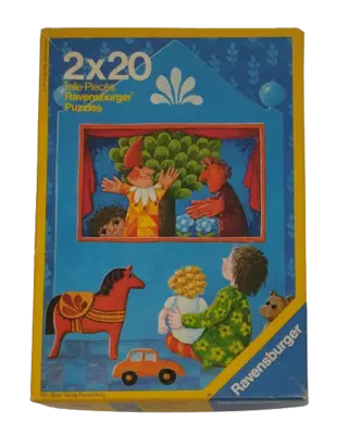 Ravensburger Puzzle 2 x 20 Teile Drinnen und Draußen