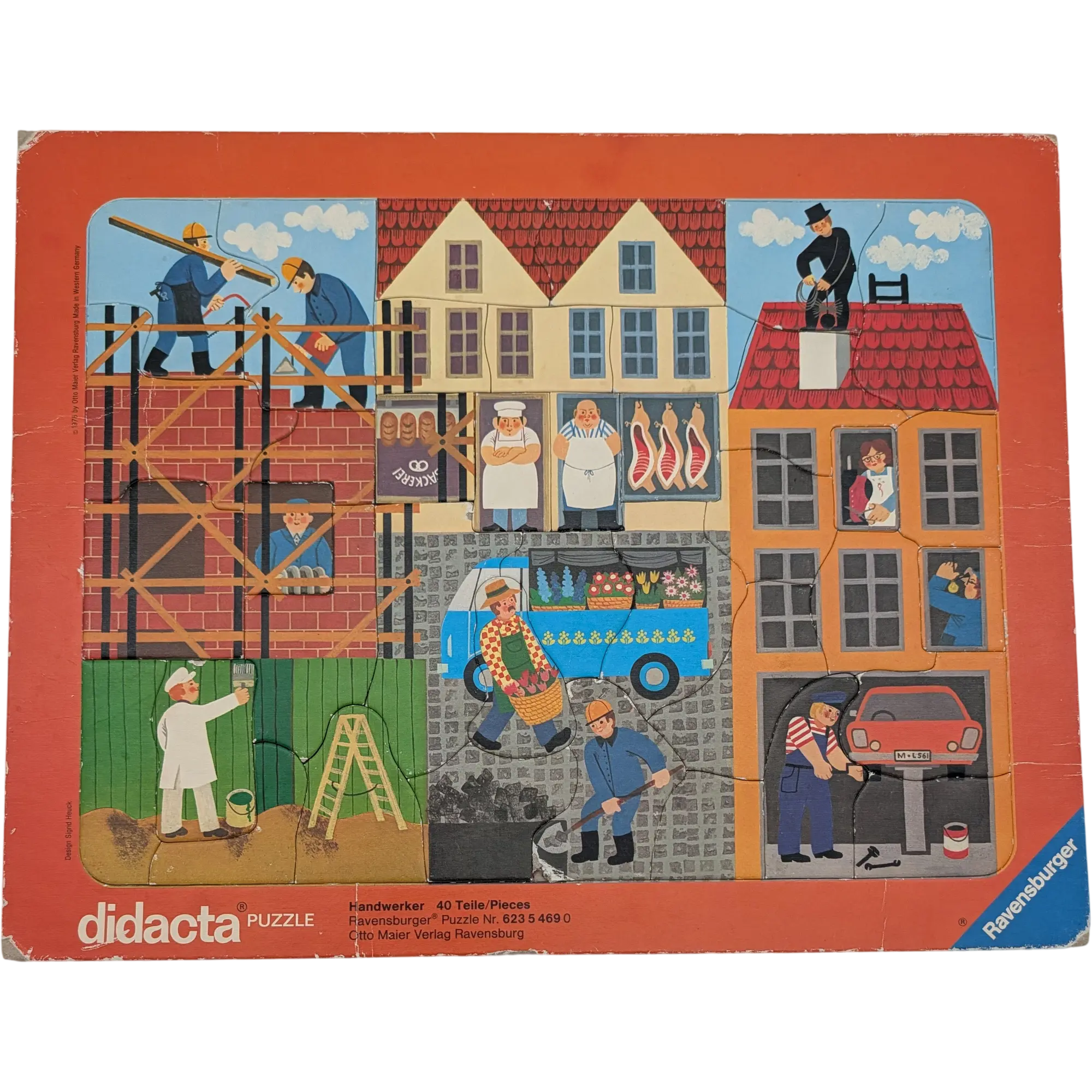 Ravensburger Rahmenpuzzle Didacta Handwerker 40 Teile 62354690