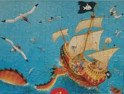 Die Spiegelburg Rahmenpuzzle 40 Teile Capt'n Sharky