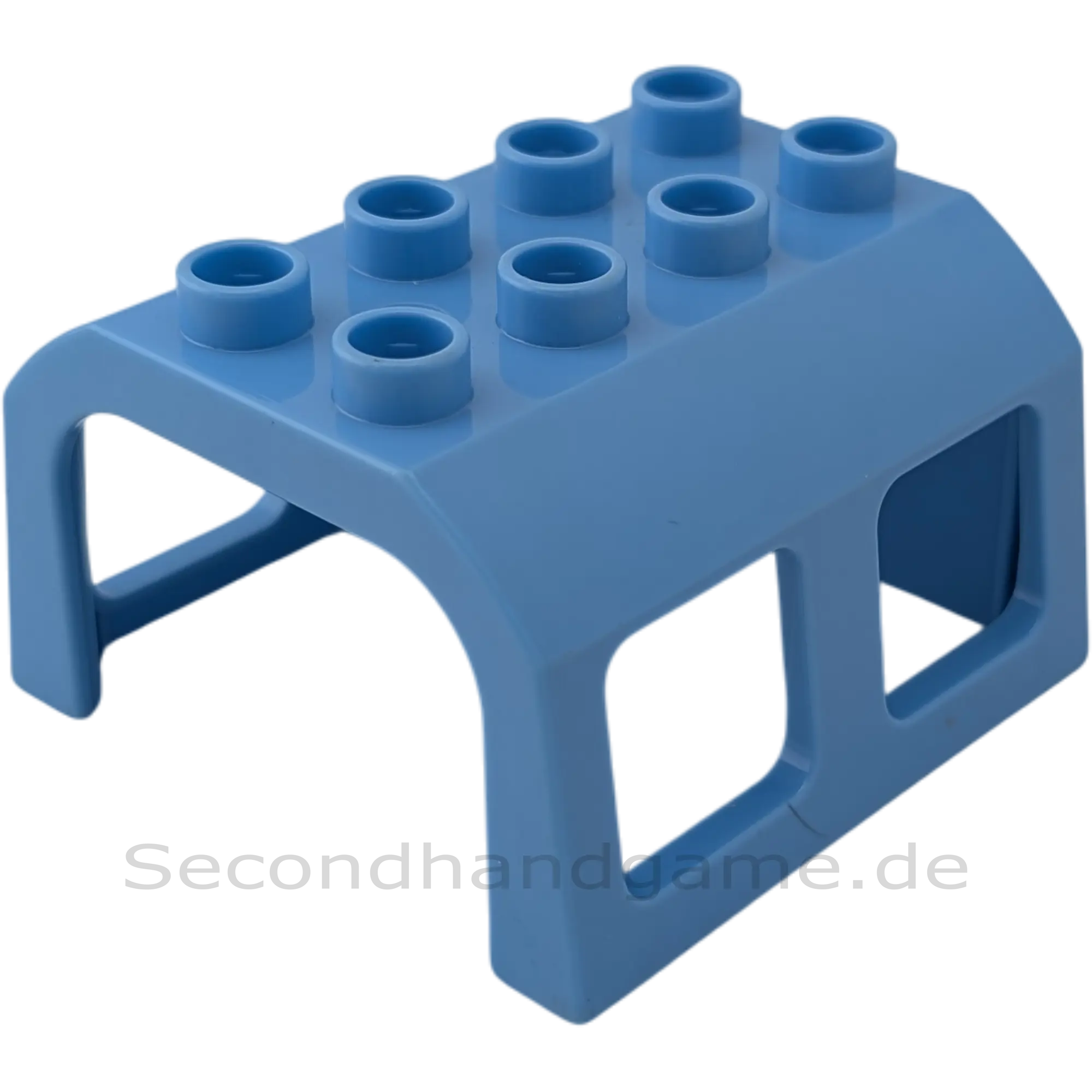 Lego Duplo Zug Kabinendach / Lokführer-Aufsatz 2x4 – Mittelblau (Teile-Nr. 13530)