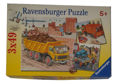 Ravensburger Fahrzeuge 3 x 49 Teile Puzzle 092635