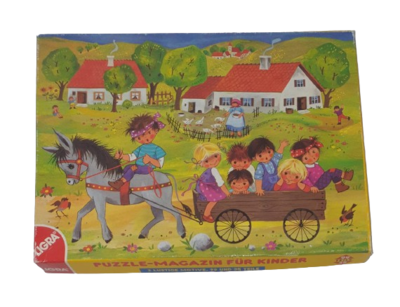 Ligra Puzzle-Magazin 2 lustige Motive 35 Teile + 99 Teile