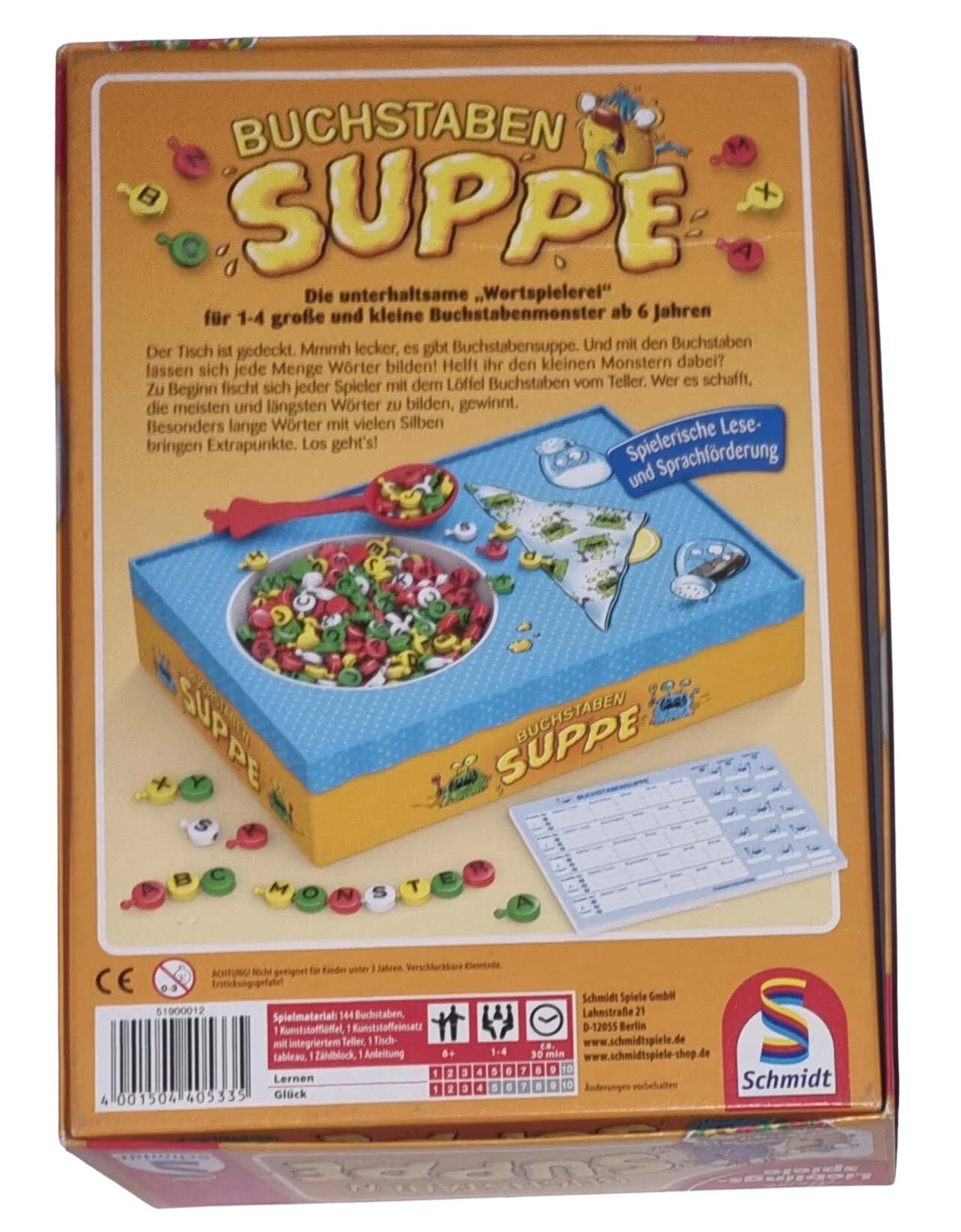 Schmidt Buchstabensuppe 40533
