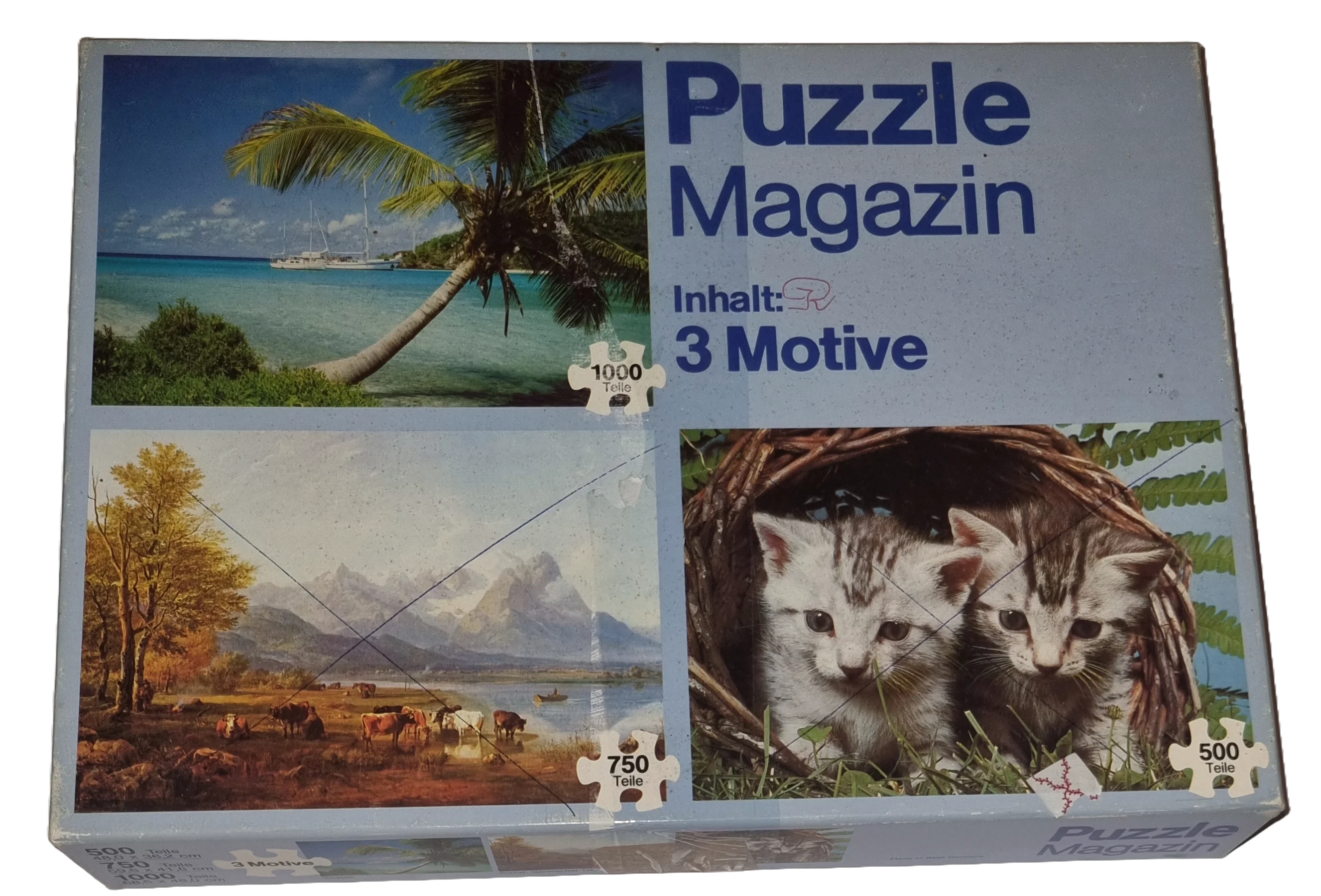 Puzzle Magazin 500, 750, 1000 Teile Riesen Puzzle Magazin