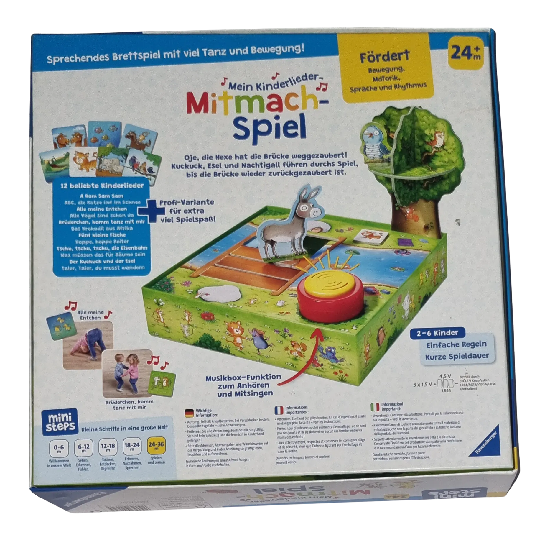Ravensburger Ministeps Mein Kinderlieder Mitmachspiel