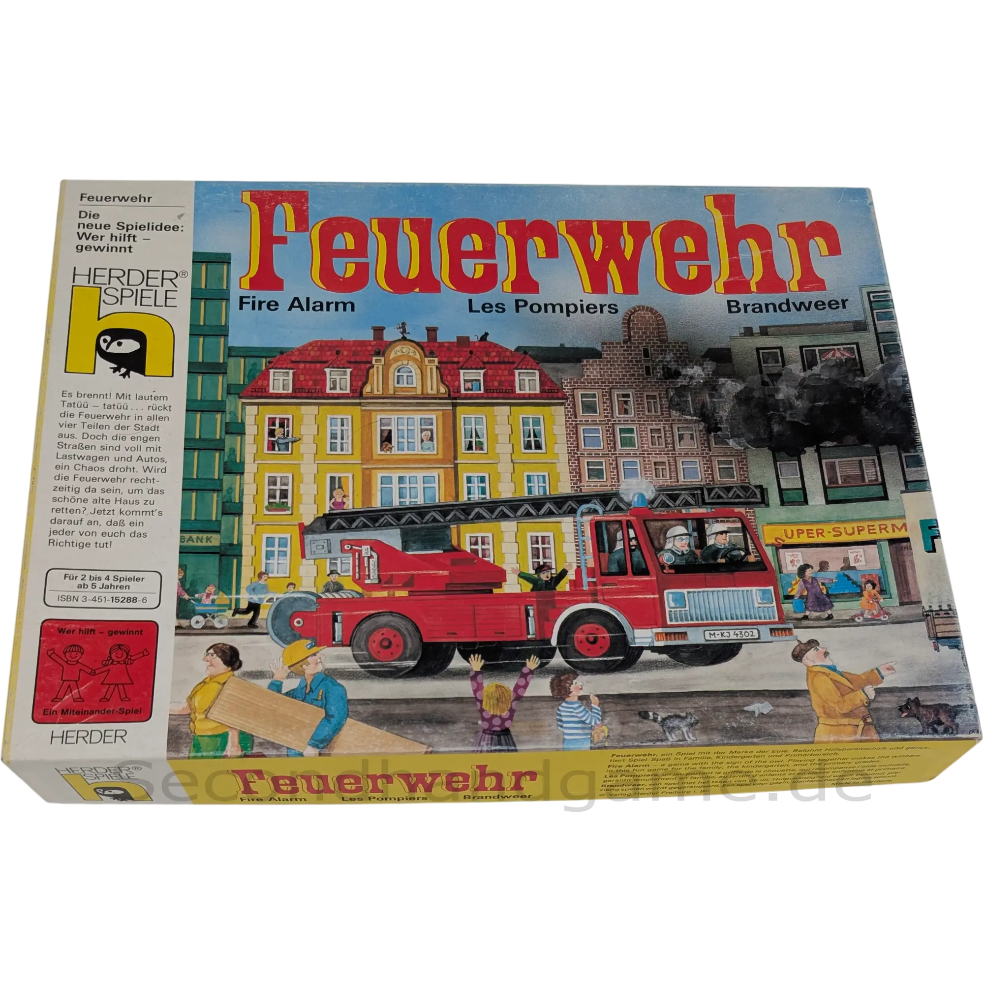 Herder Spiele Brettspiel Feuerwehr 15288, ab 5 Jahren