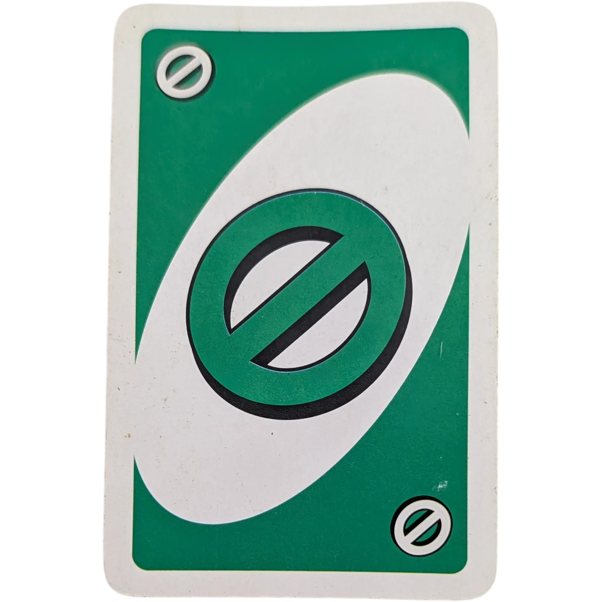 Mattel Uno Ersatzkarte Aussetzer Grün