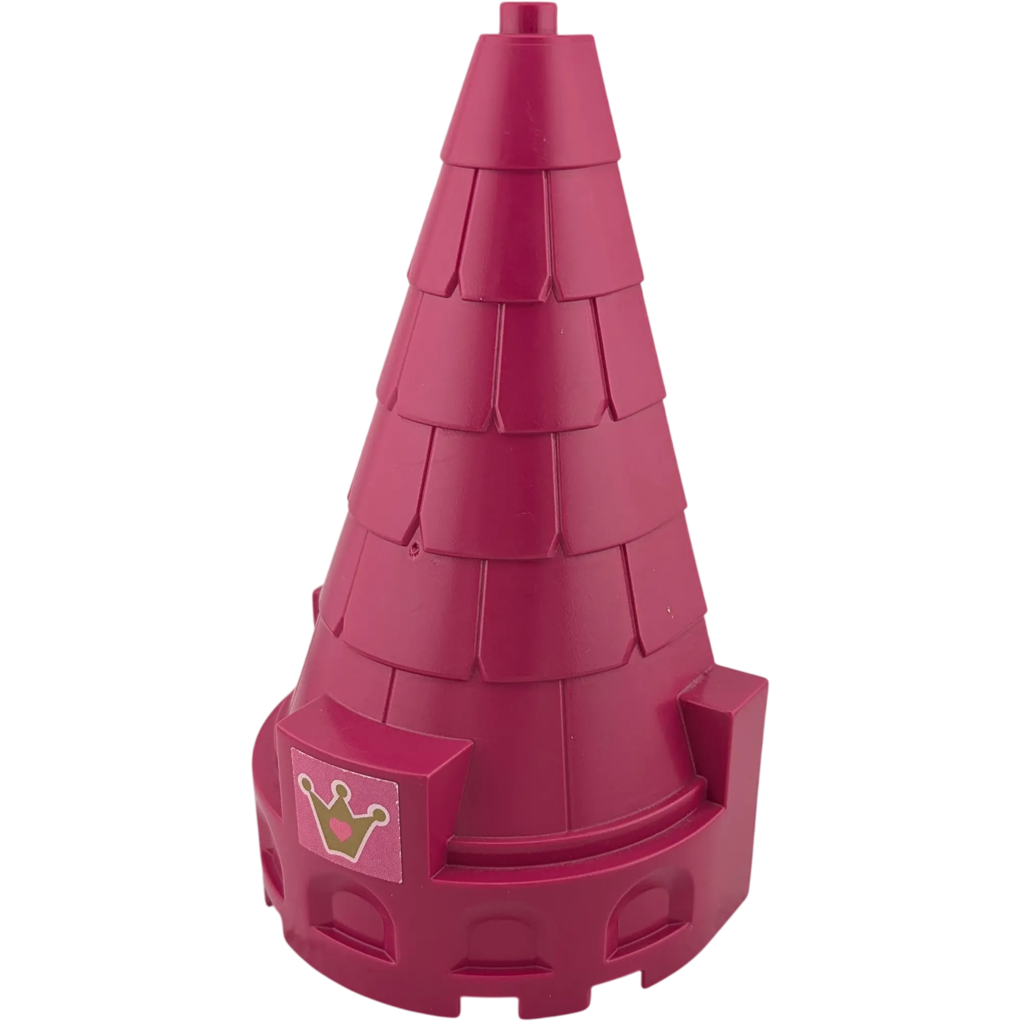 Lego Duplo 52025 Burg Turmspitze Burgteil Pinkr 4x6x6