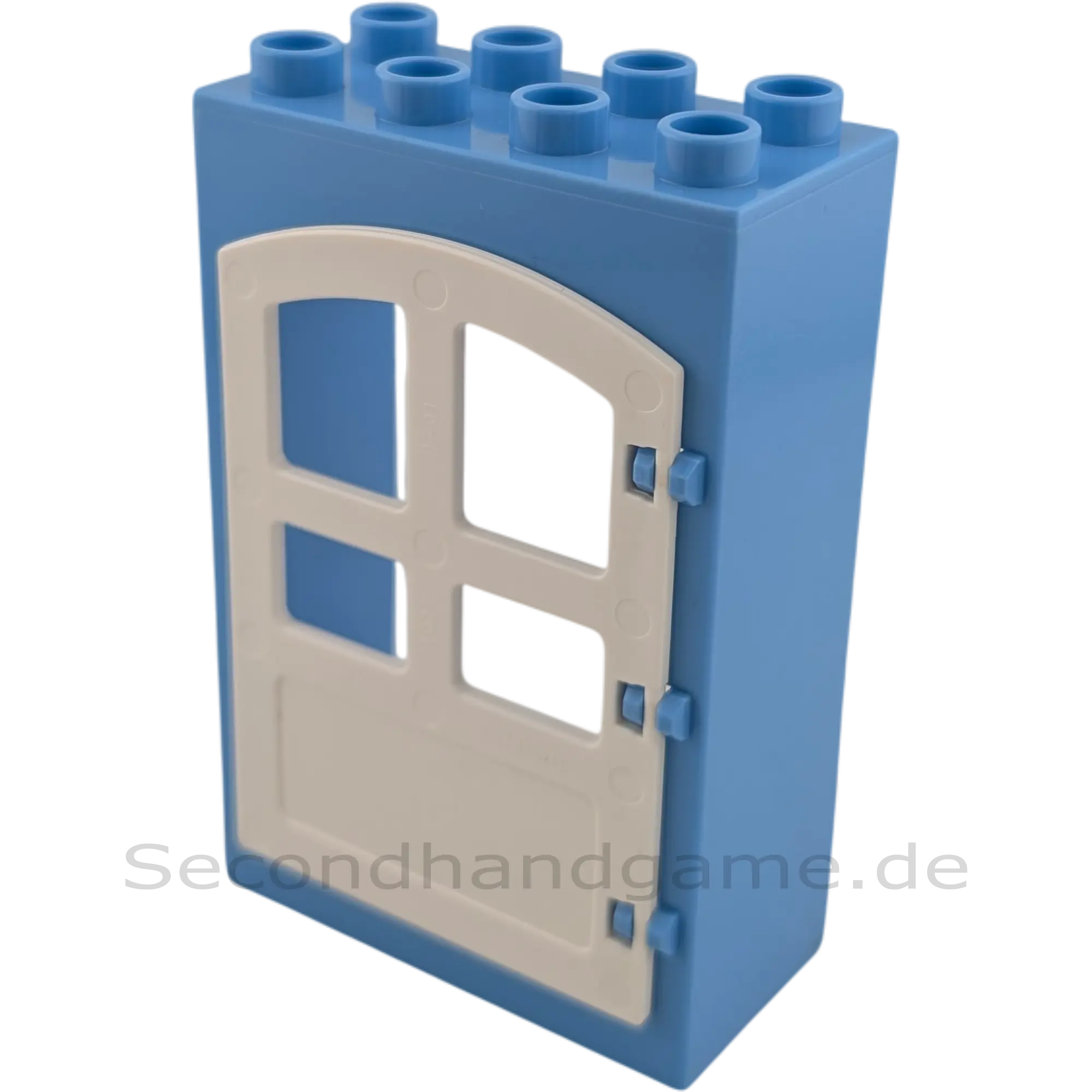Lego Duplo Hauswand mit Tür Hellblau Weiß 31023