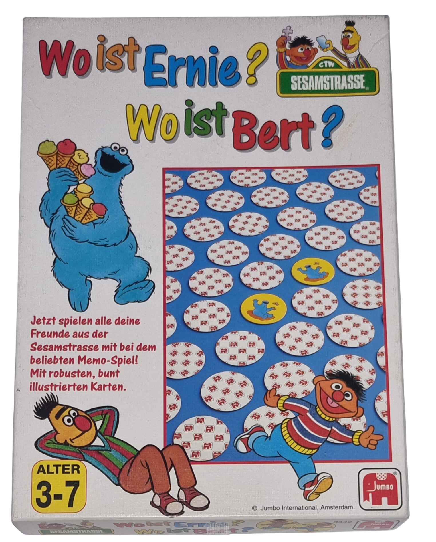 Jumbo Sesamstrasse Wo ist Ernie? Wo ist Bert? 3342