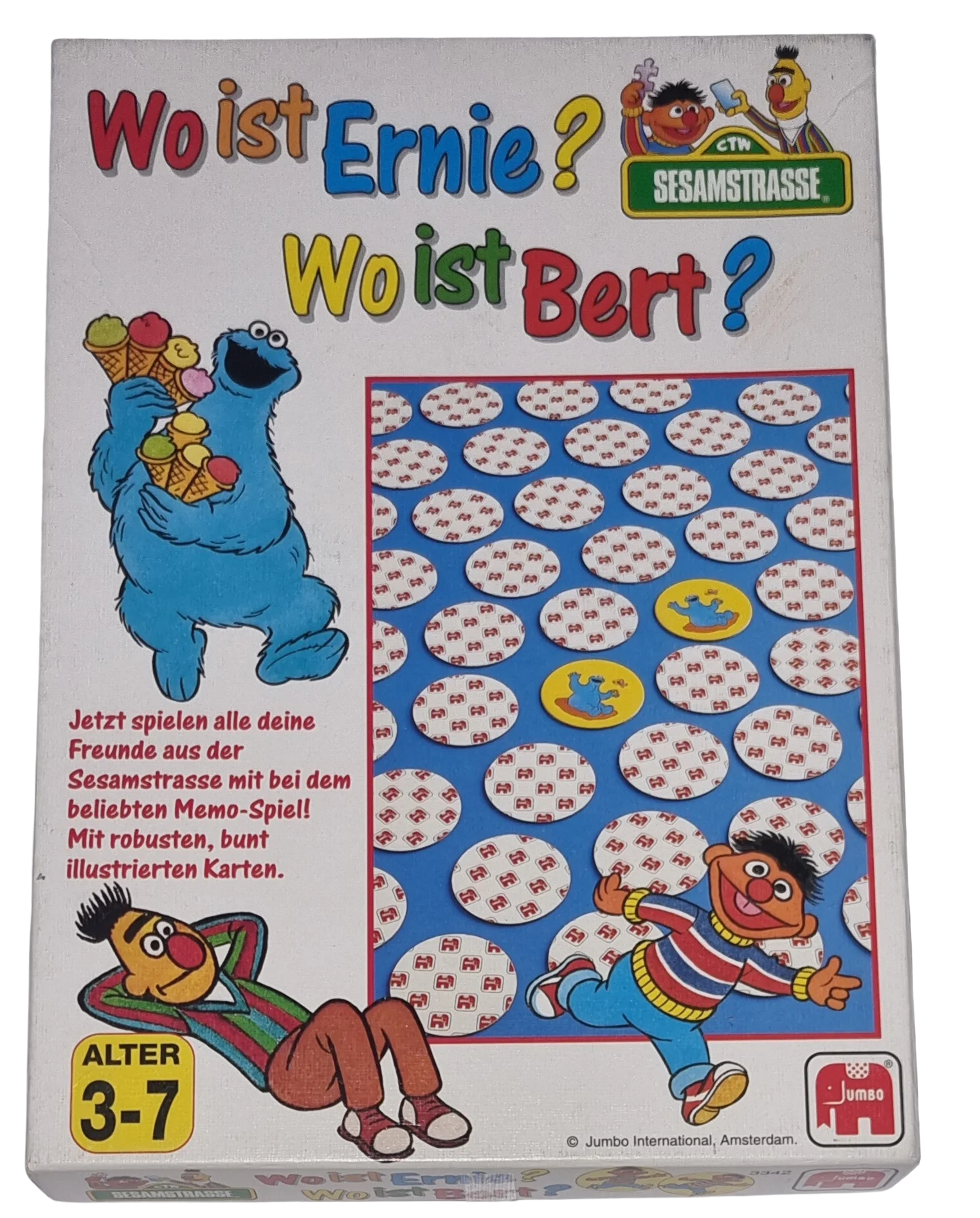 Jumbo Sesamstrasse Wo ist Ernie? Wo ist Bert? 3342