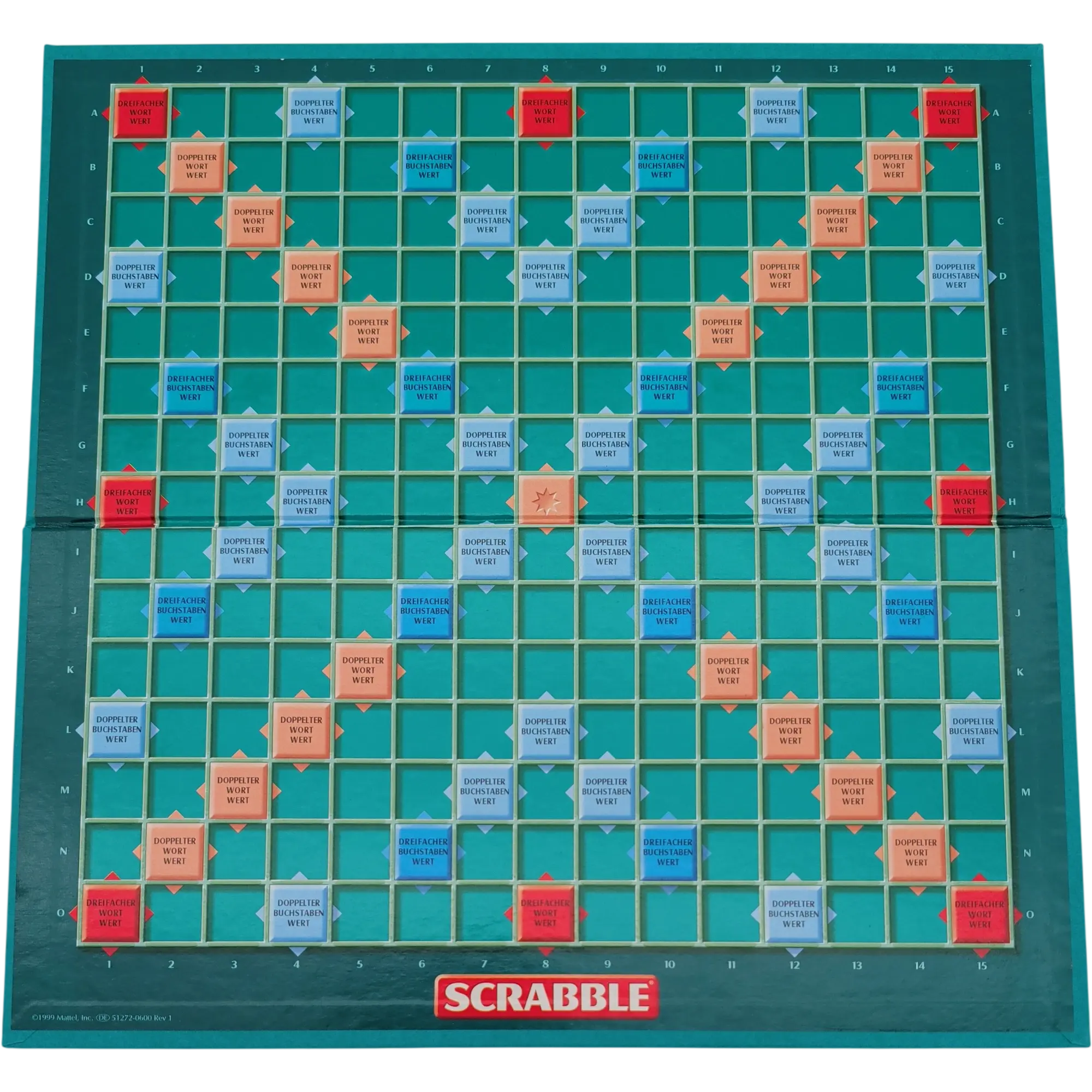 Mattel Spielplan Spielbrett Scrabble