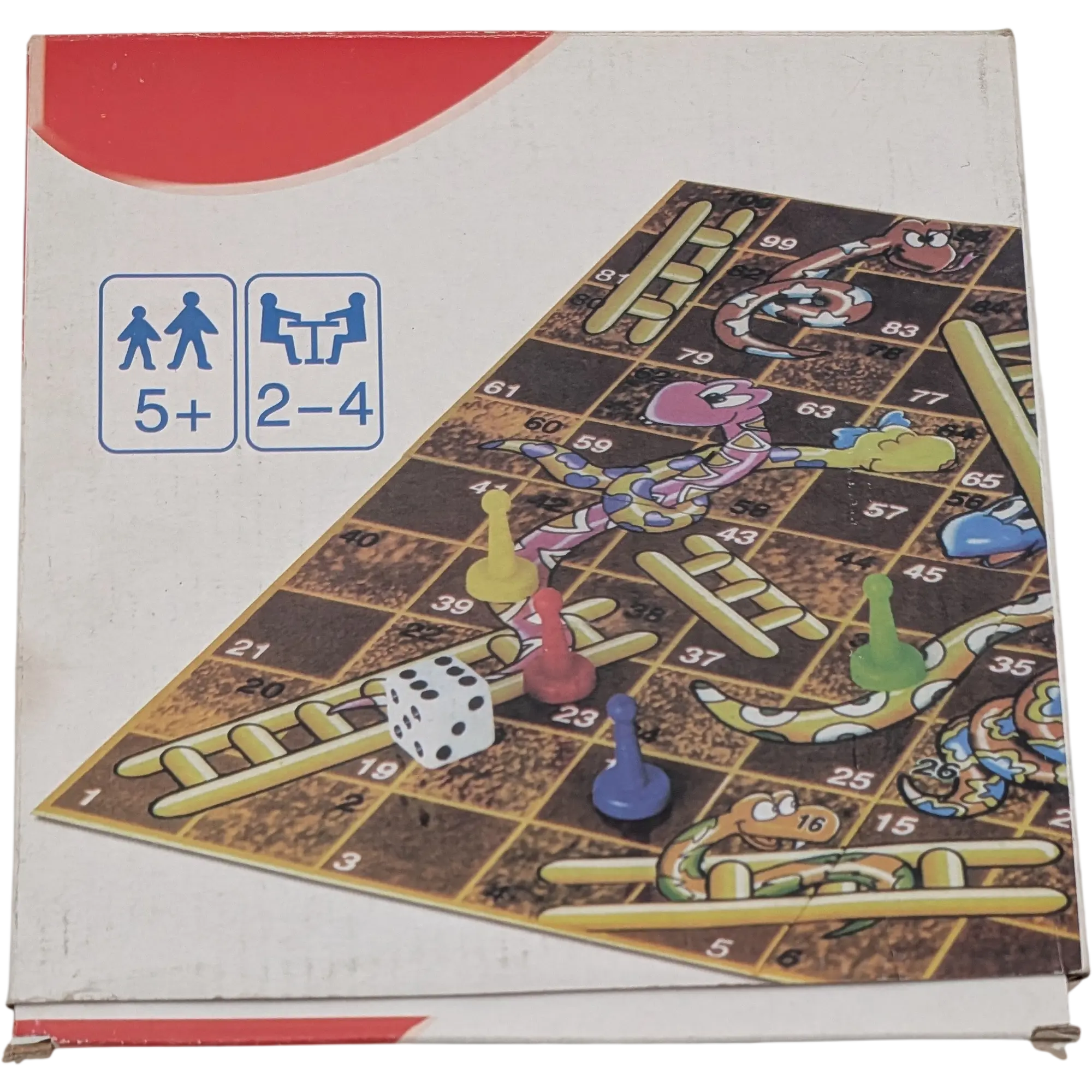 Schlangen und Leiterspiel Brettspiel 2-4 Spieler ab 5 Jahren