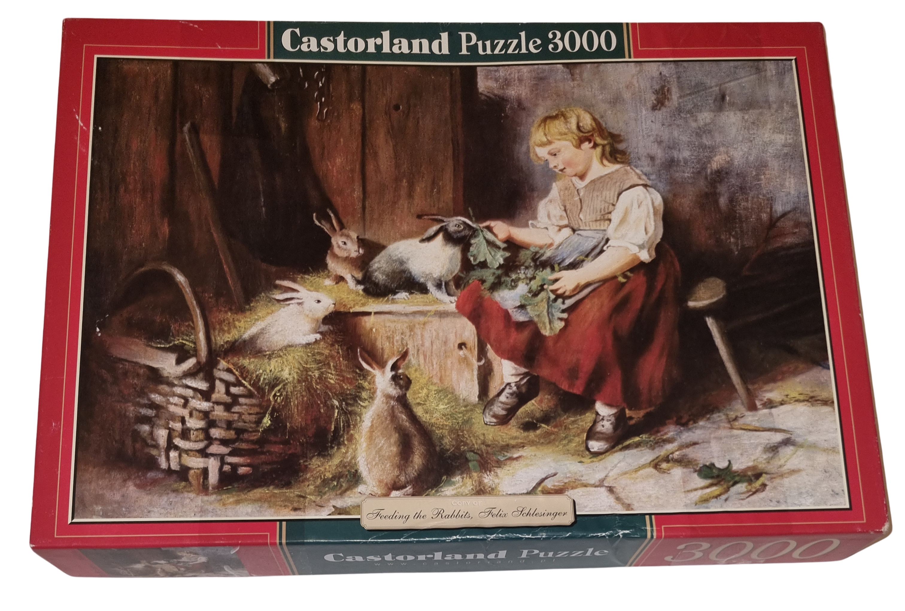 Castorland Puzzle 3000 Teile Feeding the Rabbits Felix Schlesinger