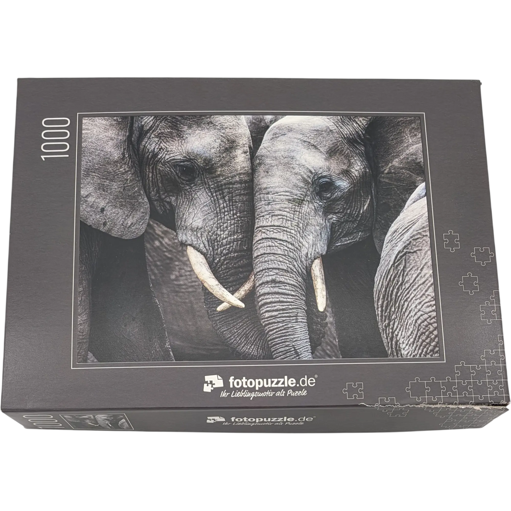 Fotopuzzle 1000 Teile Elefanten