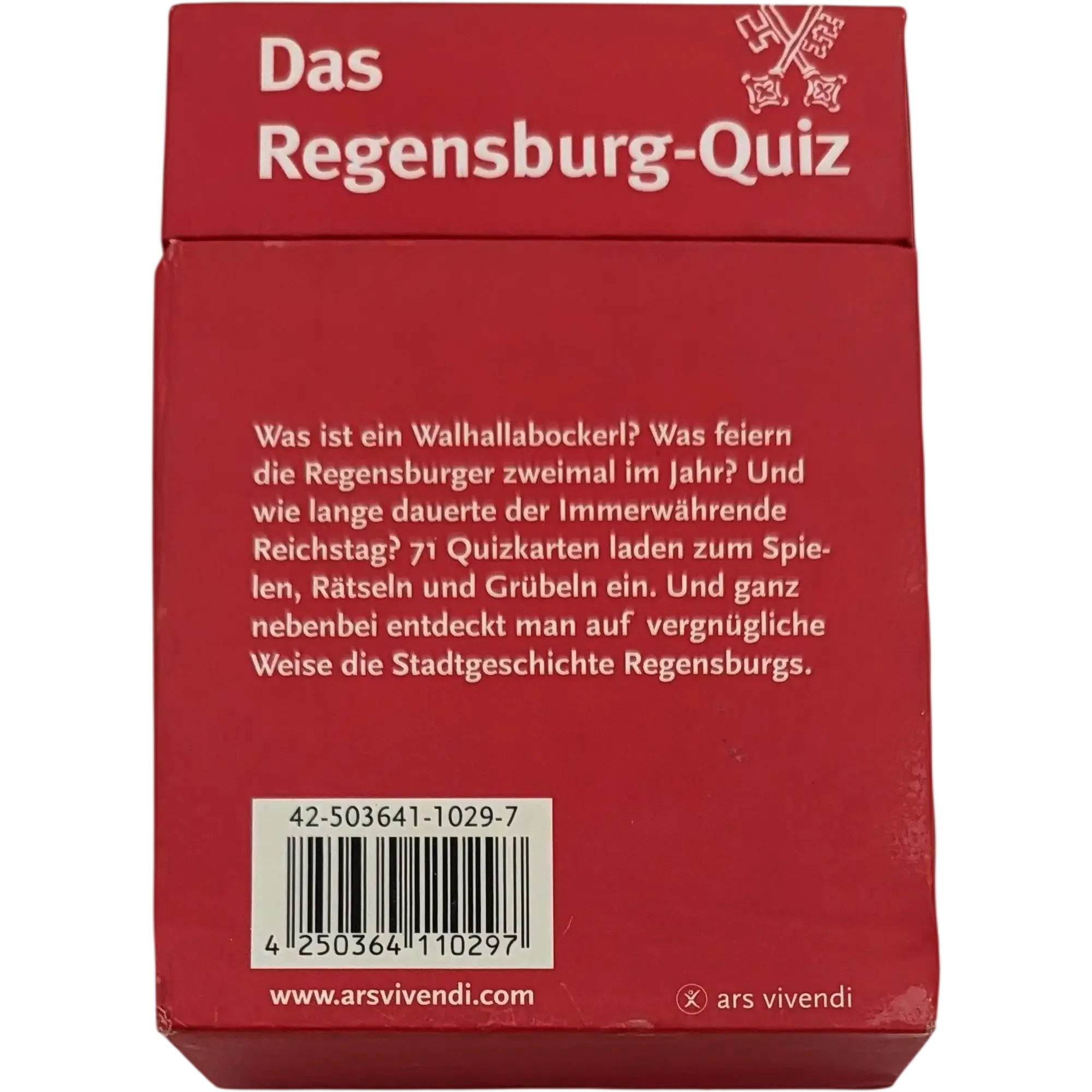 ars vivendi Das Regensburg-Quiz 71 Quizkarten, Ansicht 3