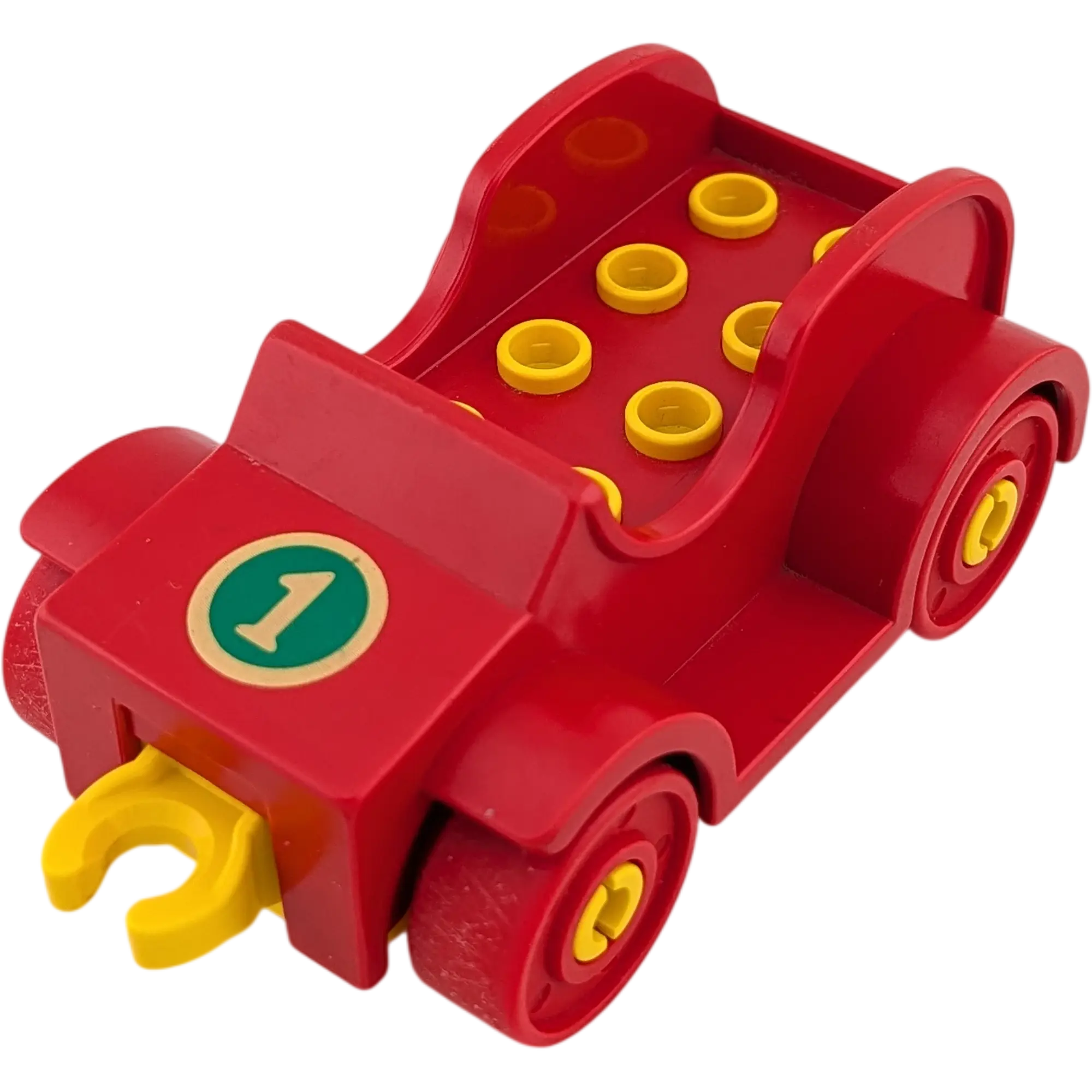 Lego Duplo Auto Rot Zahl Eins