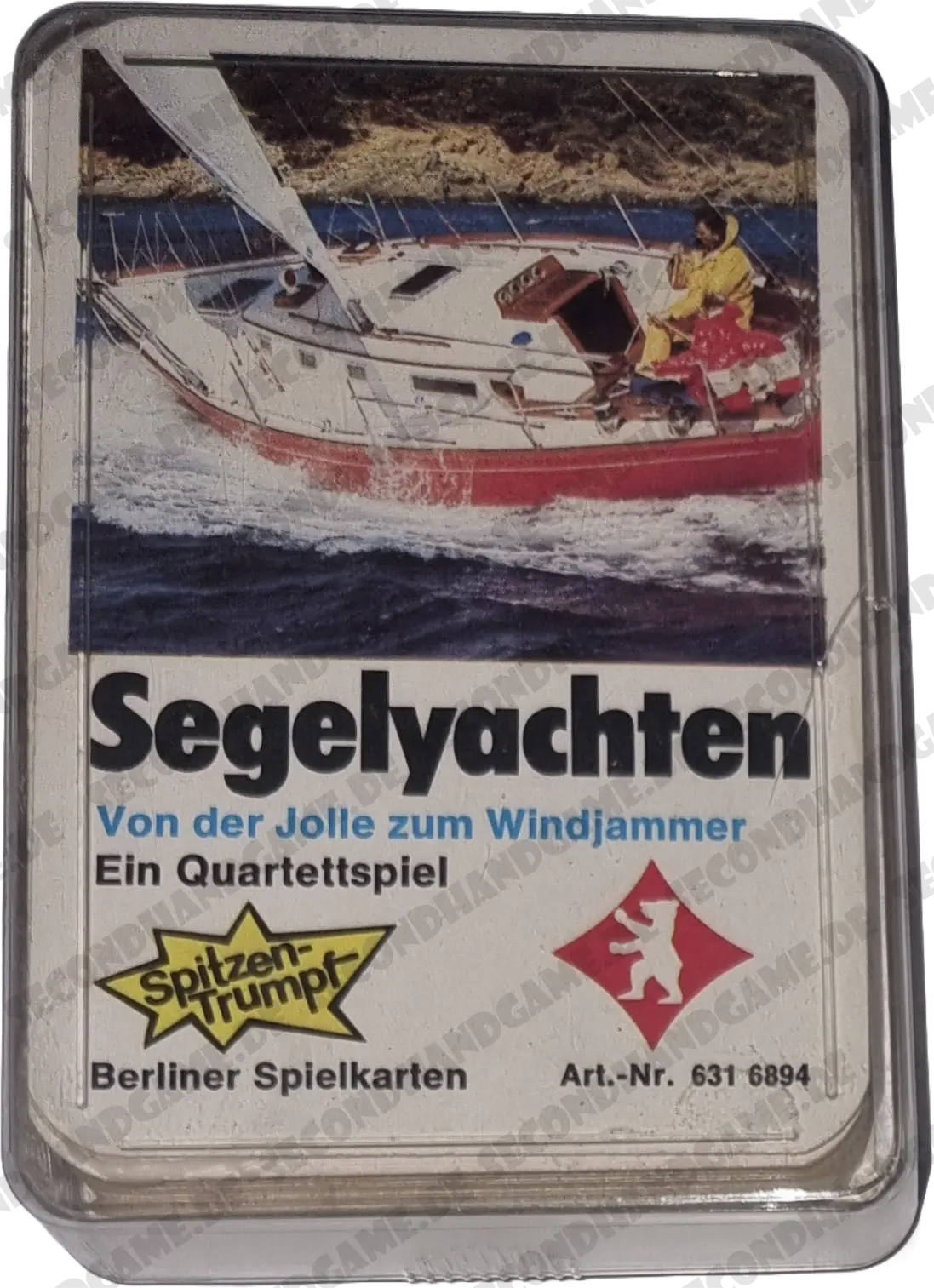 Berliner Spielkarten Spitzentrumpf Quartett Segelyachten 6316894