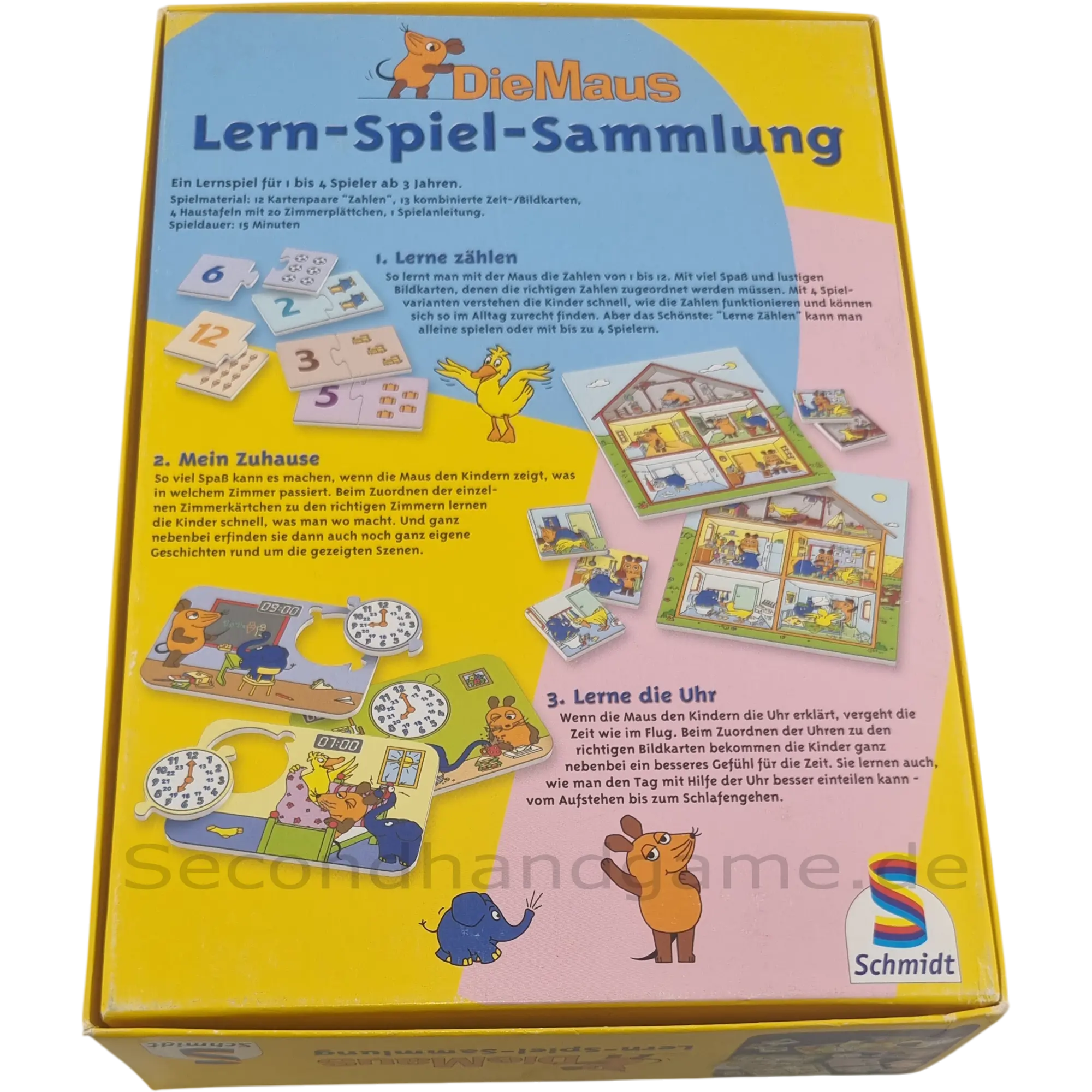 Schmidt Spiele Die Maus Lern-Spiel-Sammlung 40430, ab 3 Jahren