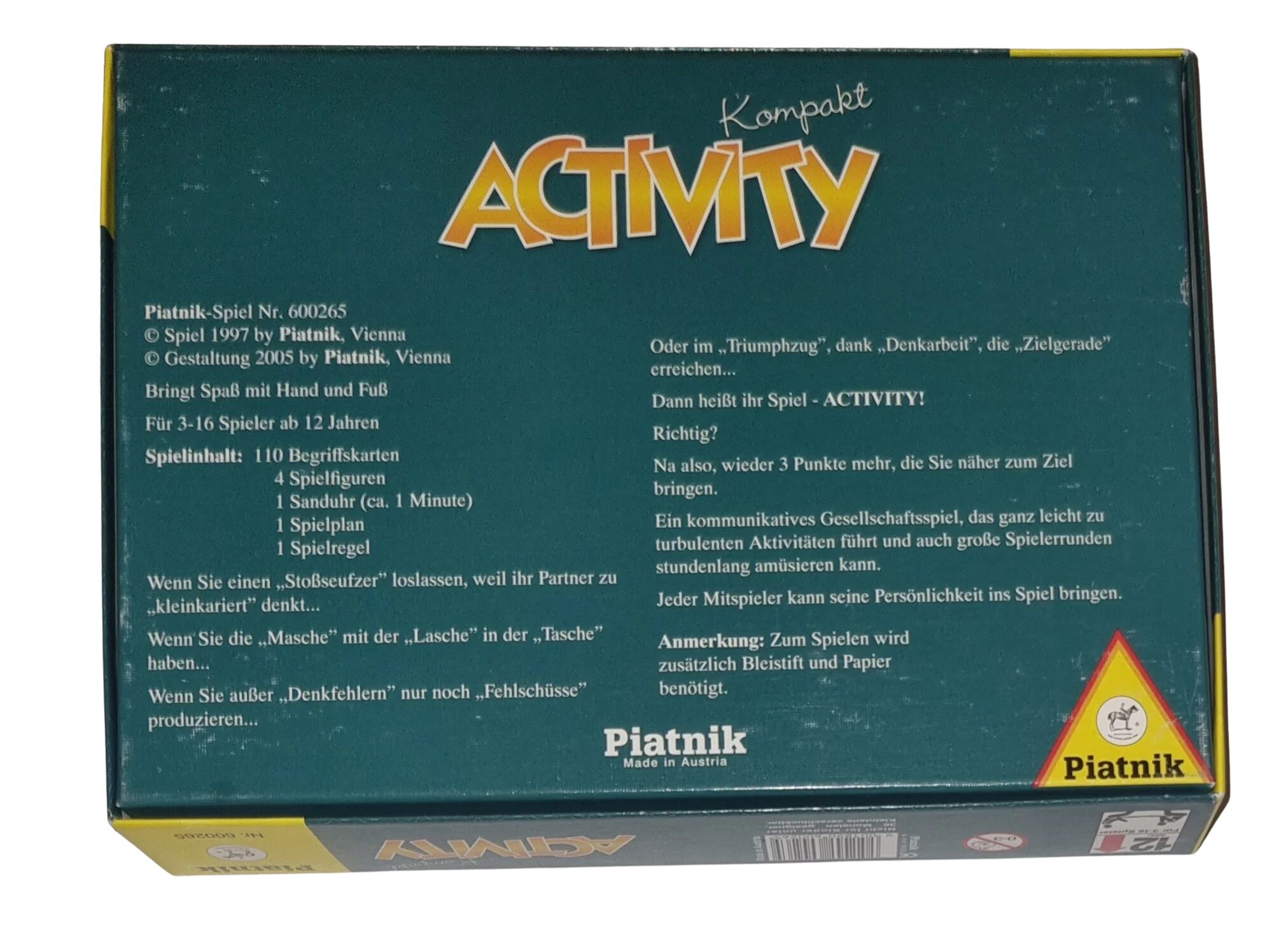 PIATNIK Activity Kompakt 600265
