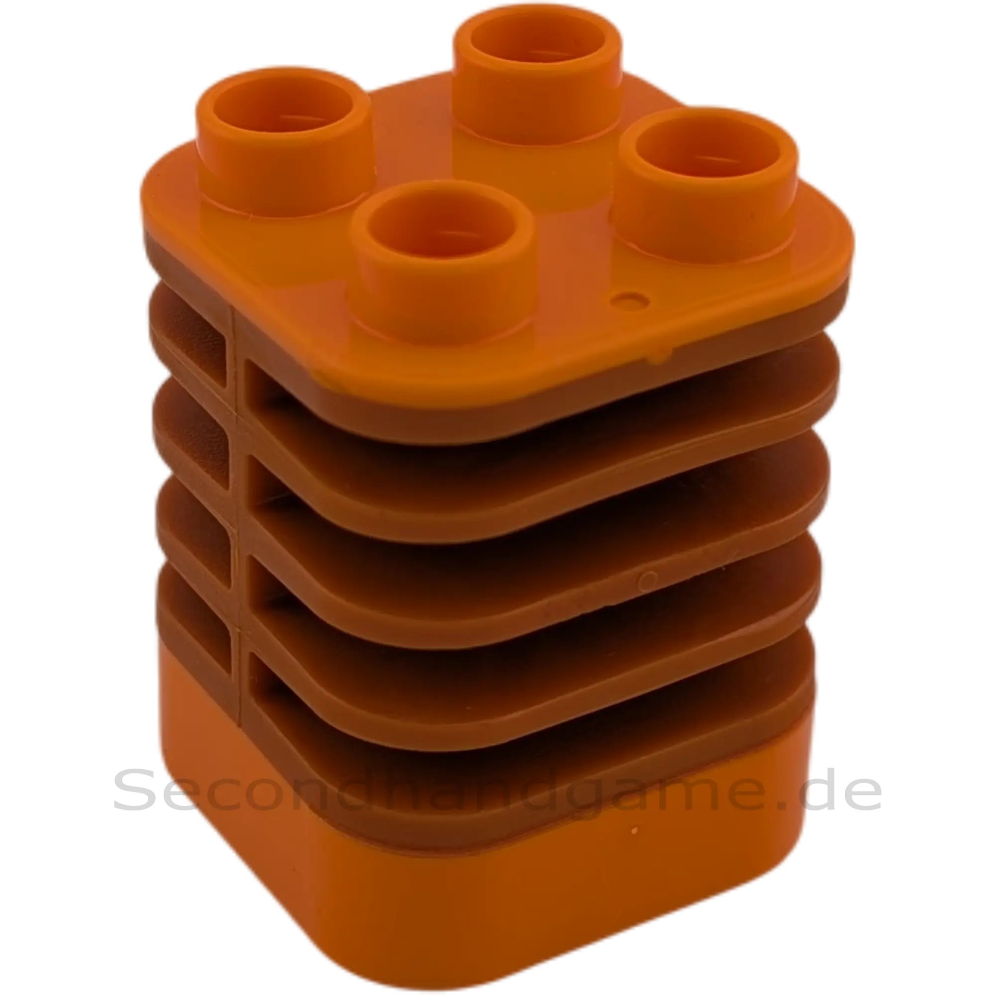Lego Duplo Flexibler Akkordeon-Baustein Wippe Orange Braun