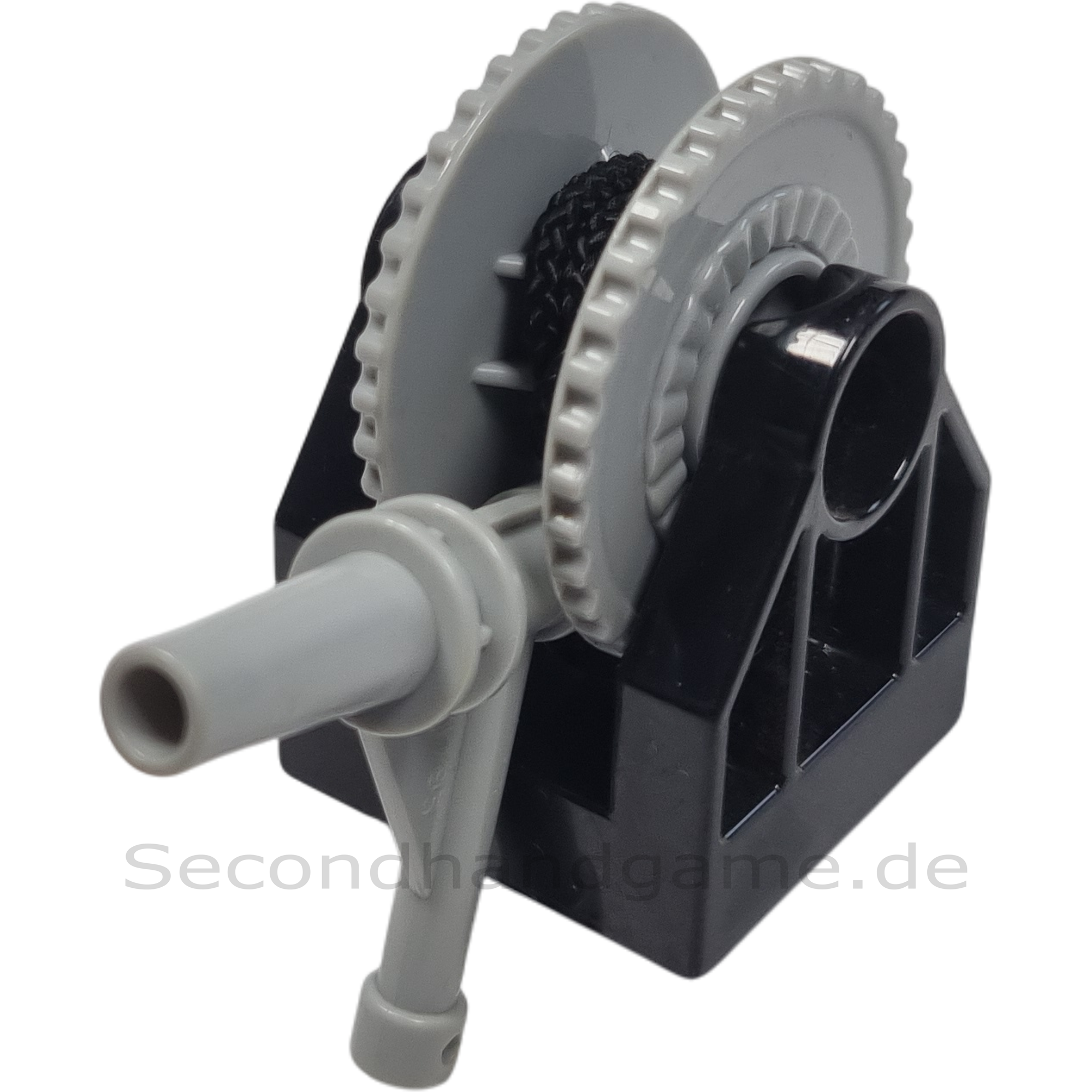 Lego Duplo 13358 Kran Seilwinde mit Feuerwehrschlauch Schlauchwagen Schwarz Grau