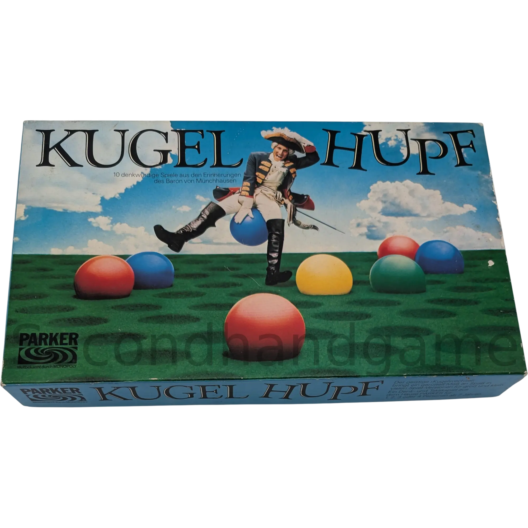 Parker Kugel Hupf von 1977 Ersatzkugel Rot