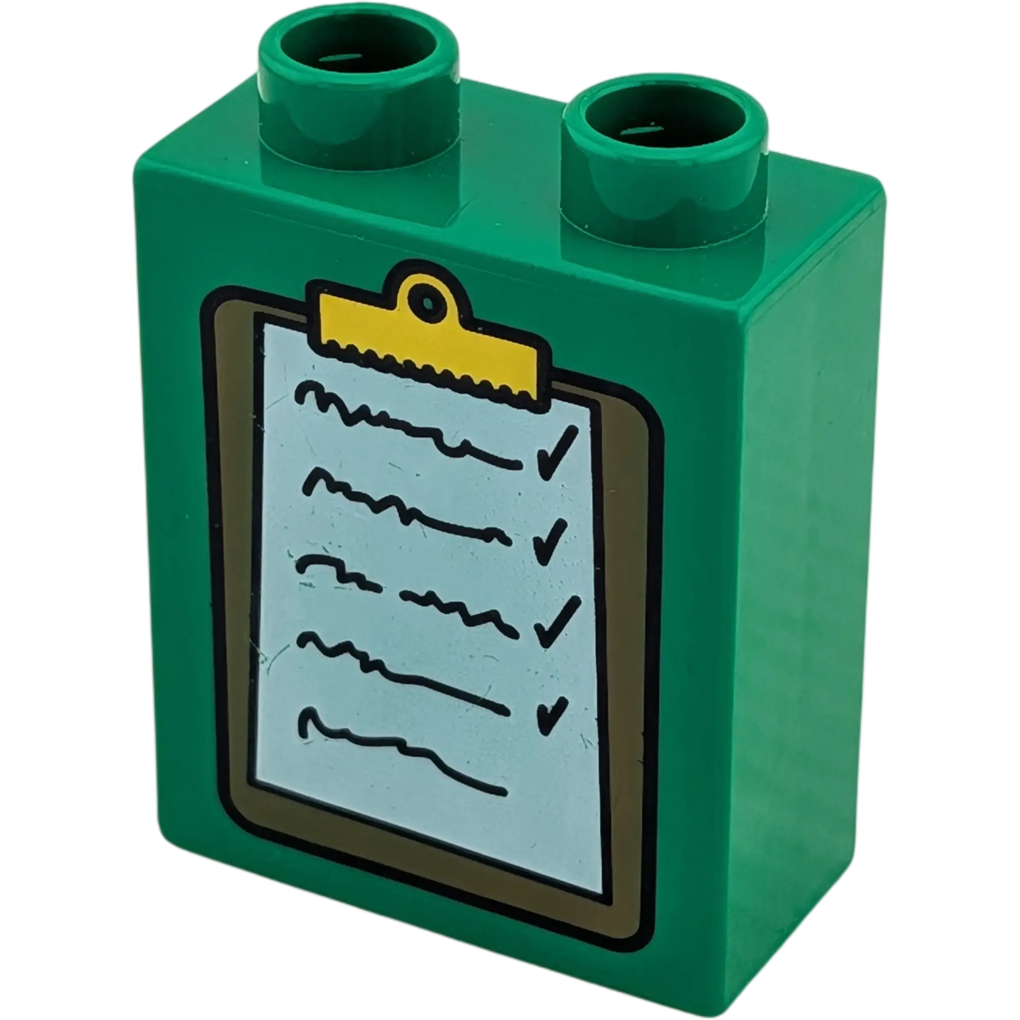 Lego Duplo 1x2 Stein Grün Schreibbrett