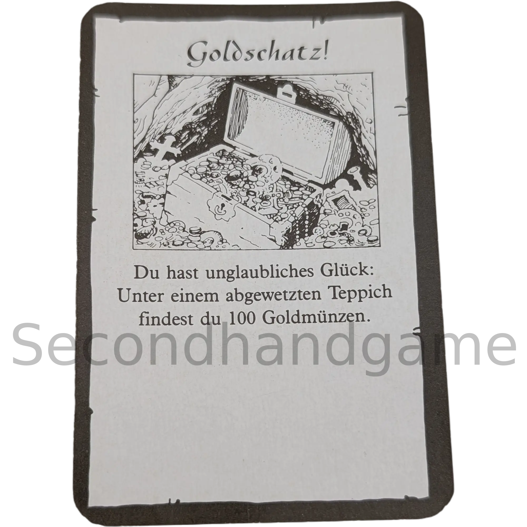 MB Hero Quest Master Schatzkarte Goldschatz!