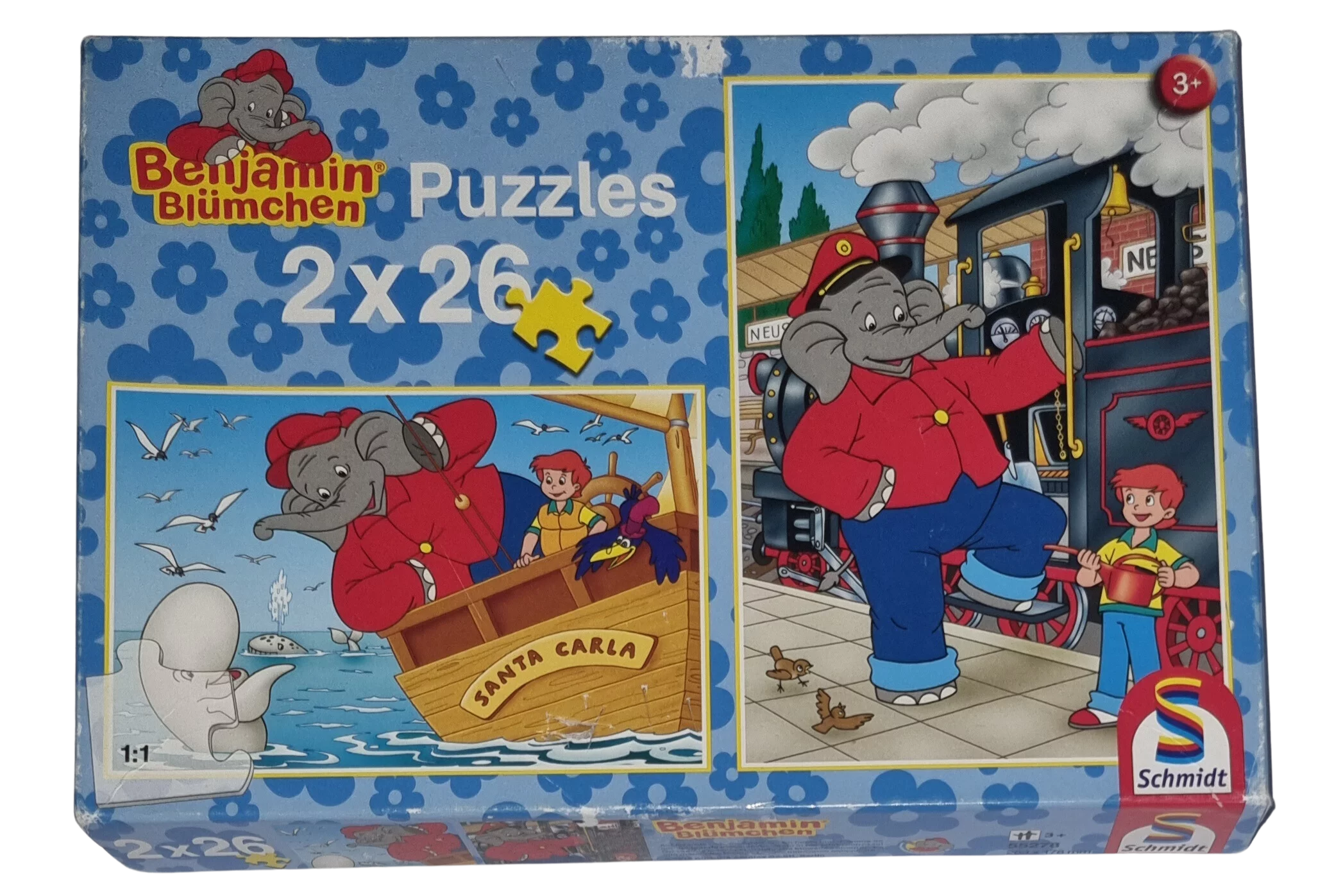Schmidt Puzzle Benjamin Blümchen 2 x 26 Teile 55278