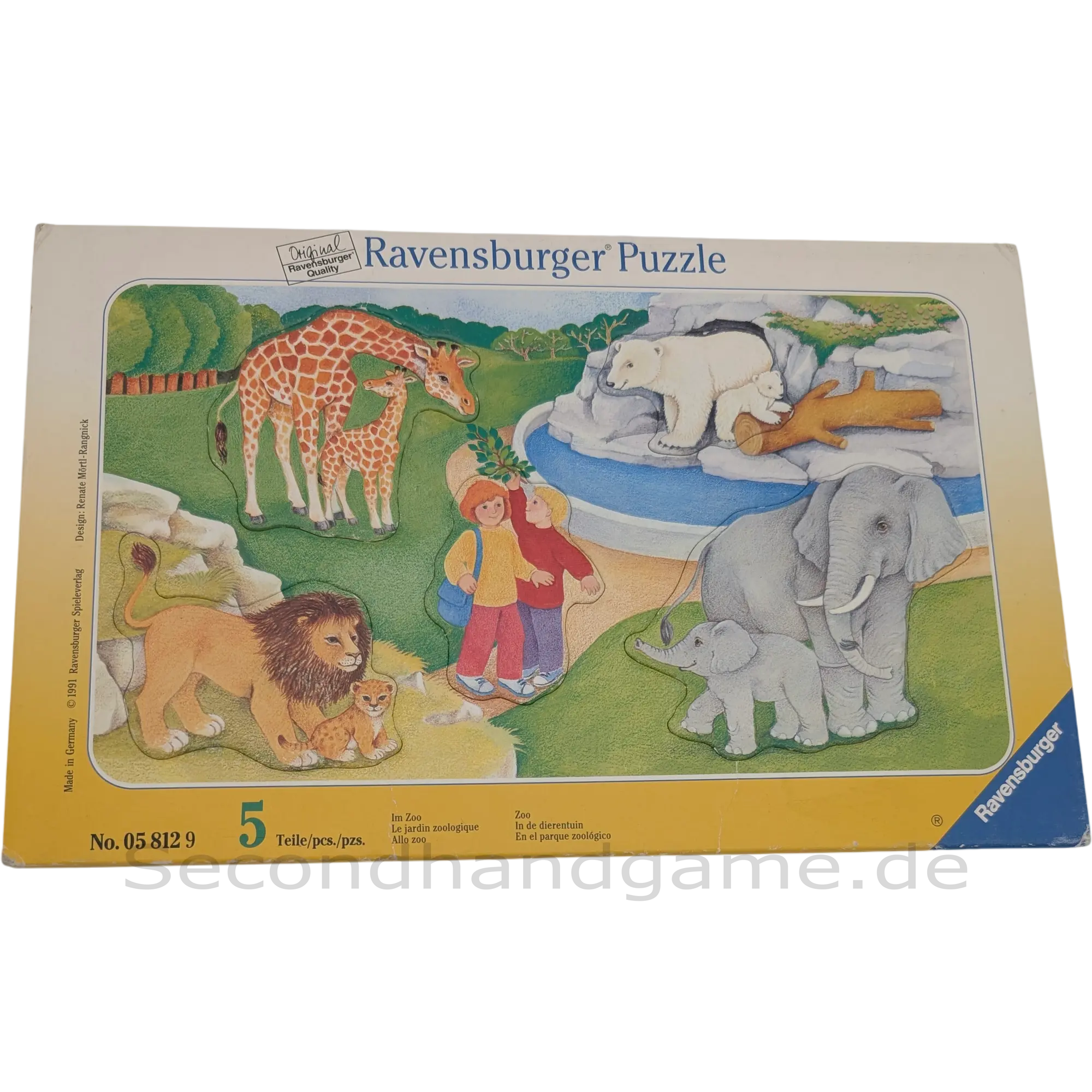 Ravensburger Puzzle Im Zoo 10 Teile 058129, ab 3 Jahren